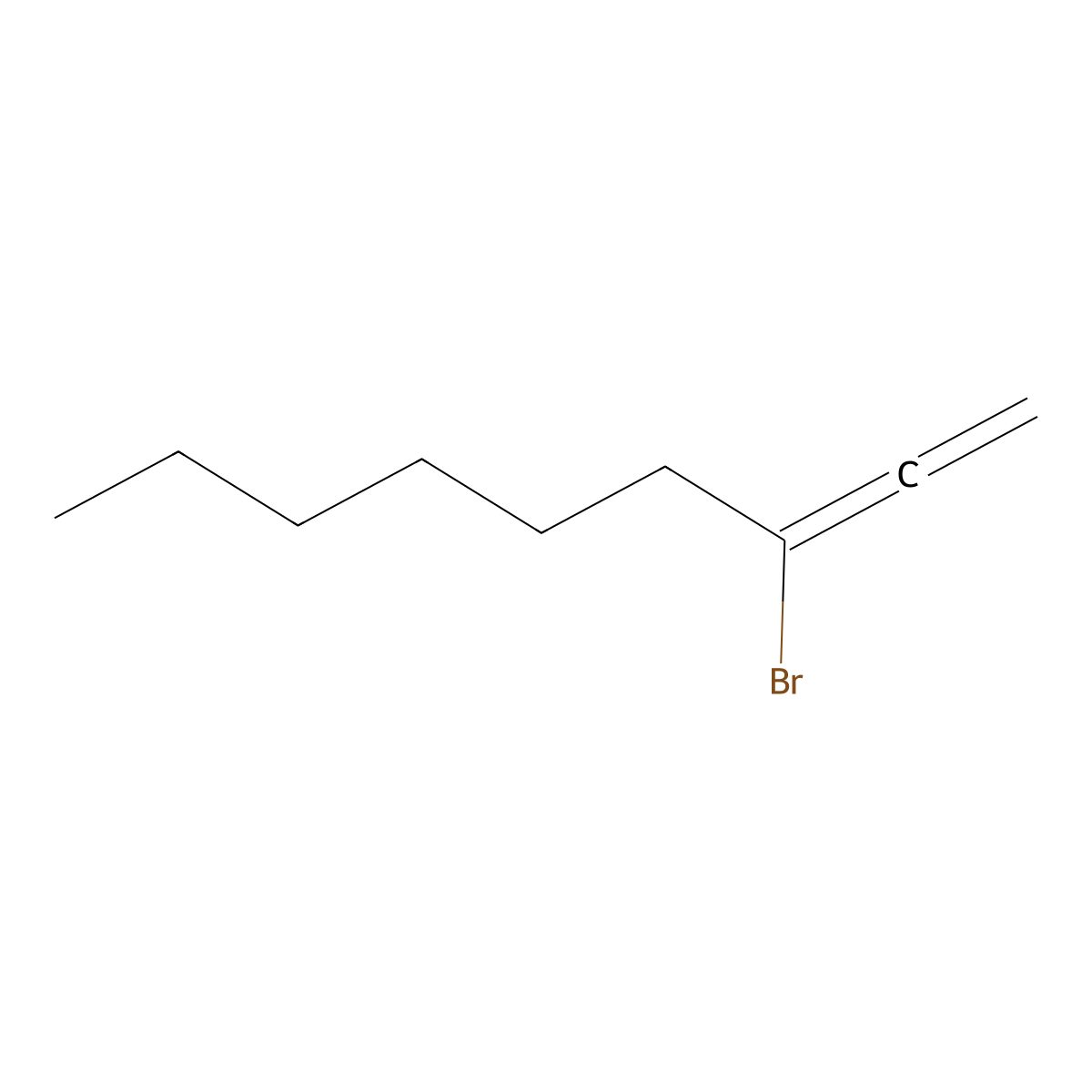 1,2-Nonadiene, 3-bromo- molecular structure, CAS 75101-95-0