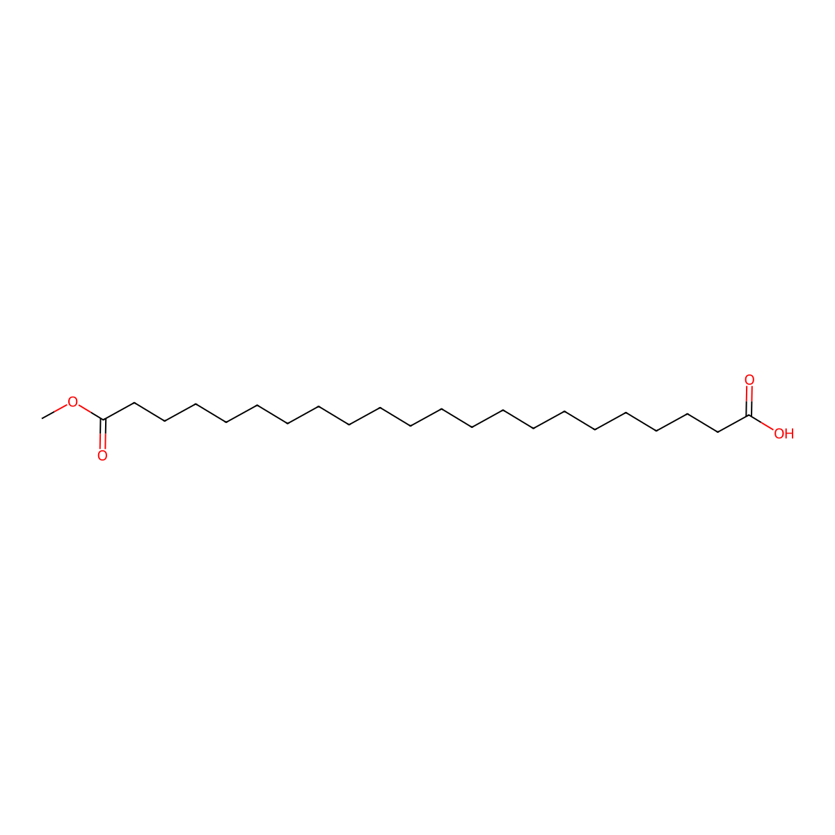 22-Methoxy-22-oxodocosanoic acid molecular structure, CAS 7511-30-0
