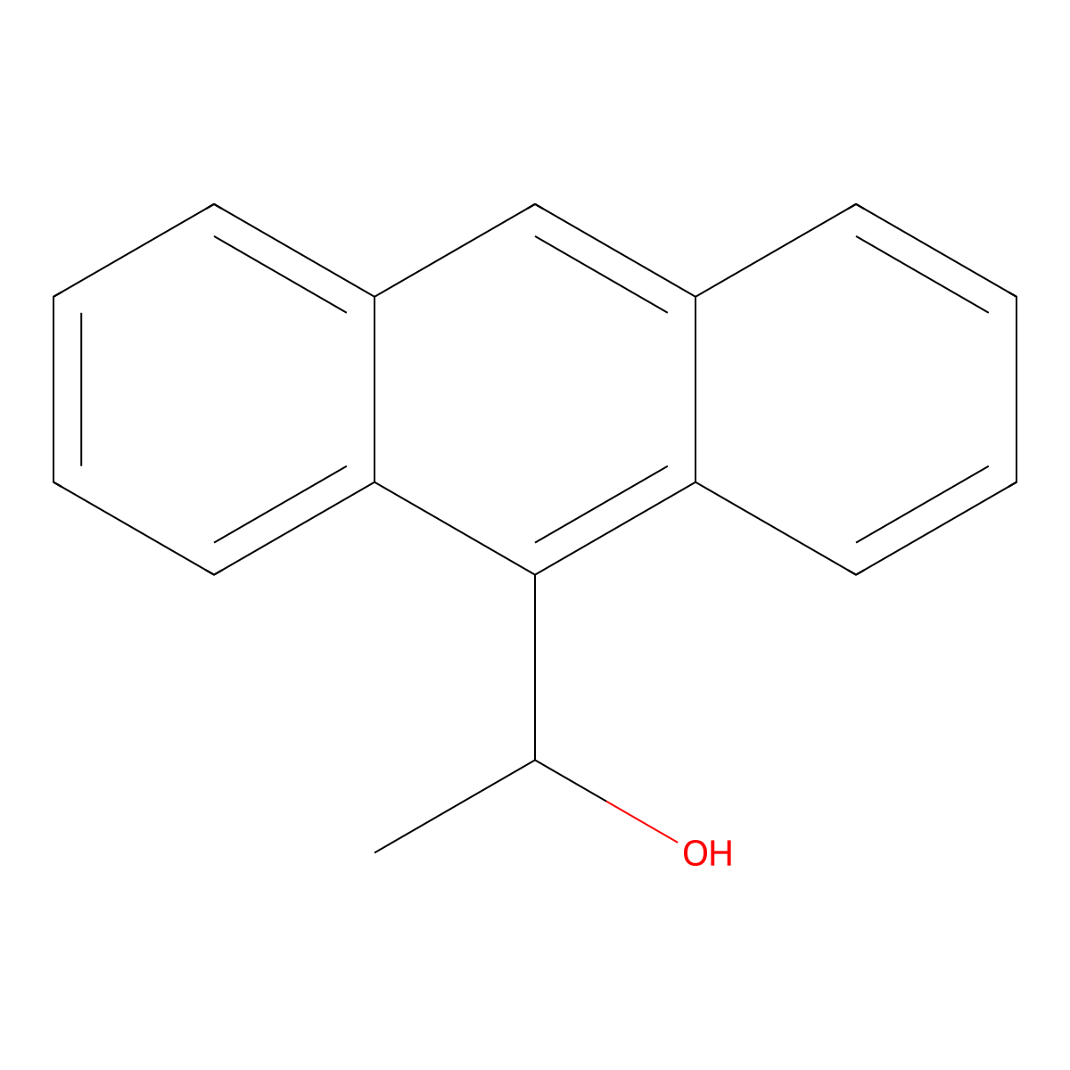 1-(Anthracen-9-yl)ethanol molecular structure, CAS 7512-20-1