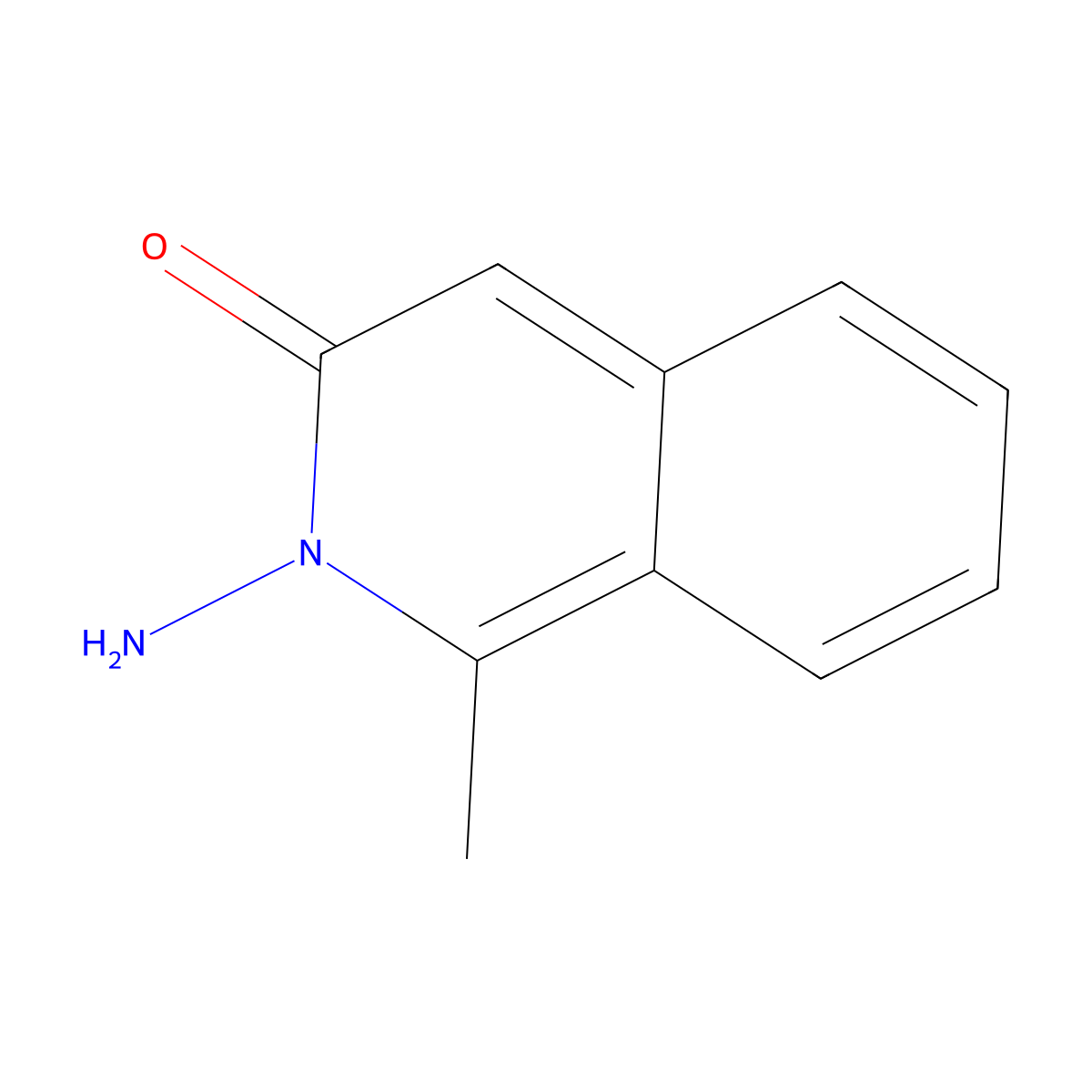 2-Amino-1-methyl-2,3-dihydroisoquinolin-3-one molecular structure, CAS 75122-66-6