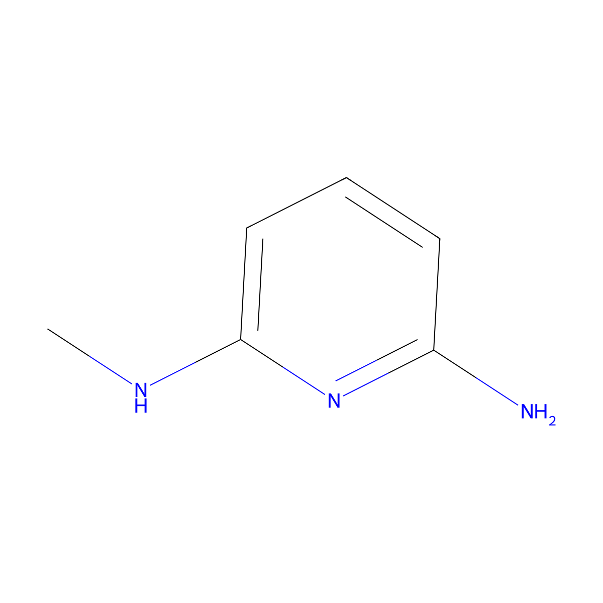N2-Methylpyridine-2,6-diamine molecular structure, CAS 75135-46-5