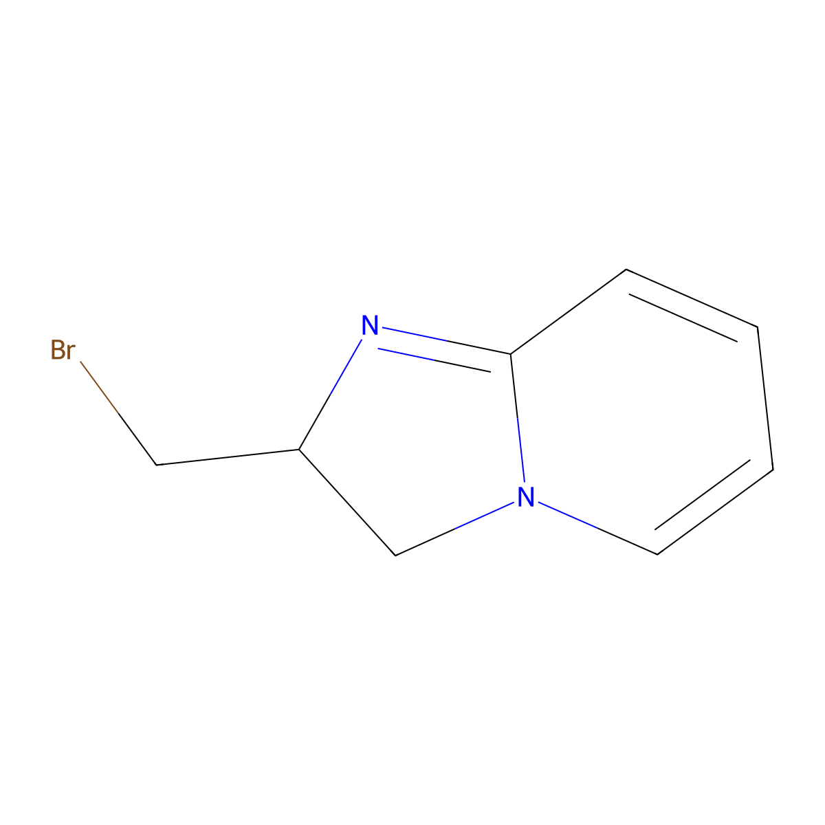 2-(Bromomethyl)-2,3-dihydroimidazo[1,2-a]pyridine hydrabromide molecular structure, CAS 751453-92-6