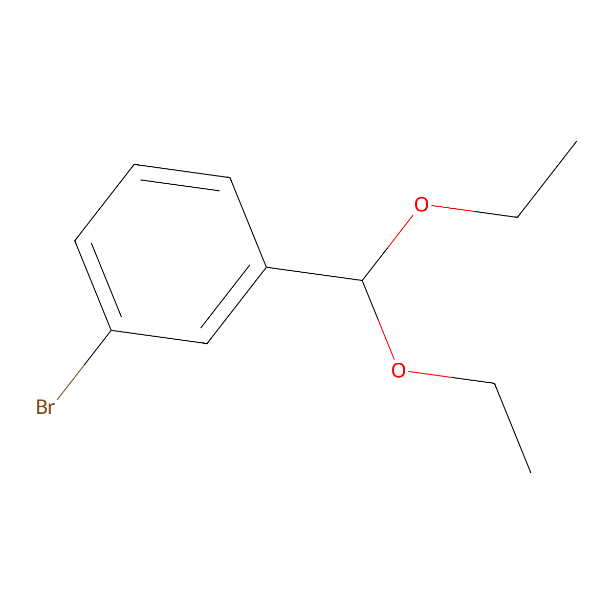 1-Bromo-3-(diethoxymethyl)benzene molecular structure, CAS 75148-49-1