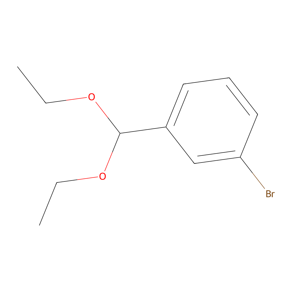 1-Bromo-3-(diethoxymethyl)benzene molecular structure, CAS 75148-49-1