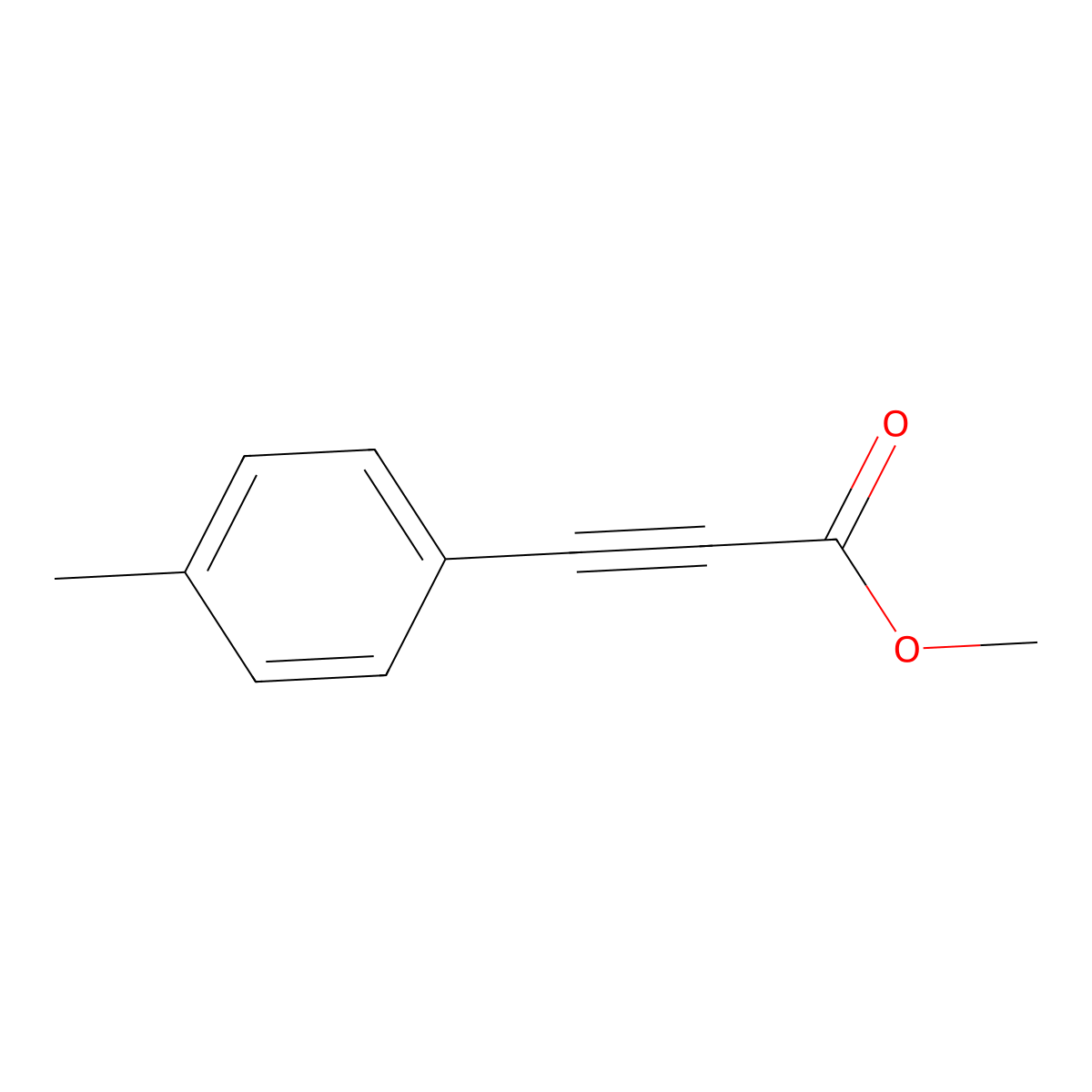 2-Propynoic acid, 3-(4-methylphenyl)-, methyl ester molecular structure, CAS 7515-16-4