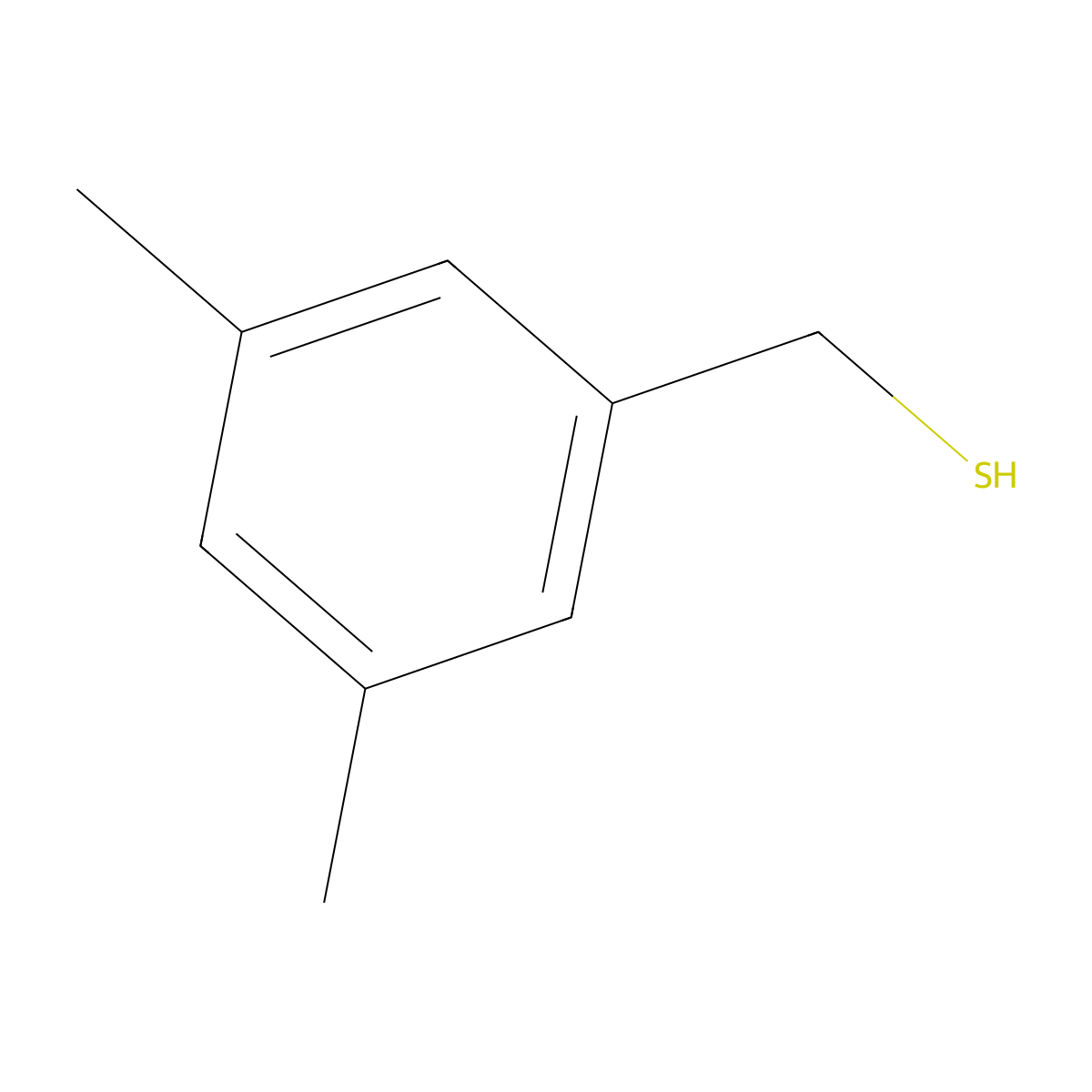 (3,5-Dimethylphenyl)methanethiol molecular structure, CAS 75155-96-3