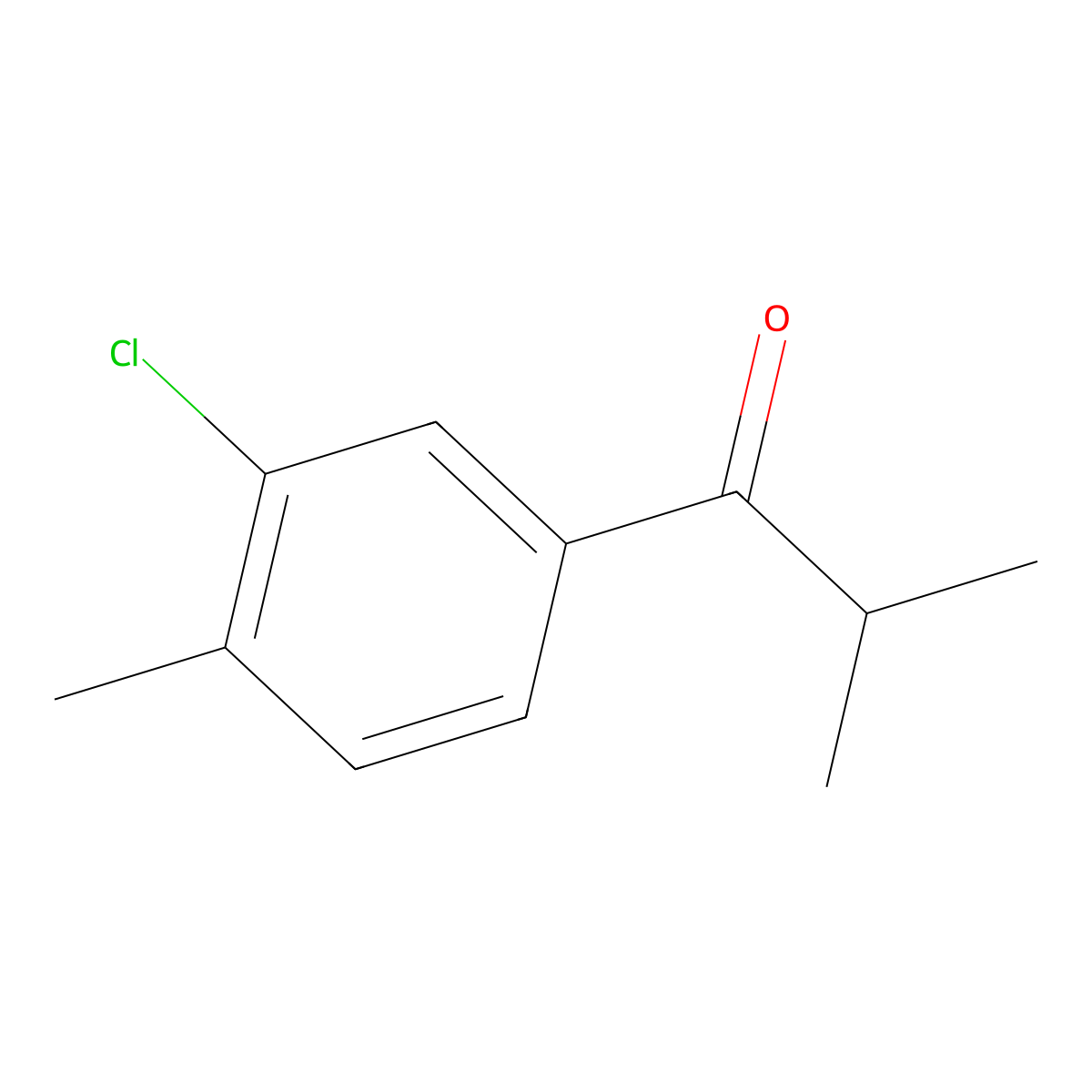3'-Chloro-2,4'-dimethylpropiophenone molecular structure, CAS 75187-42-7