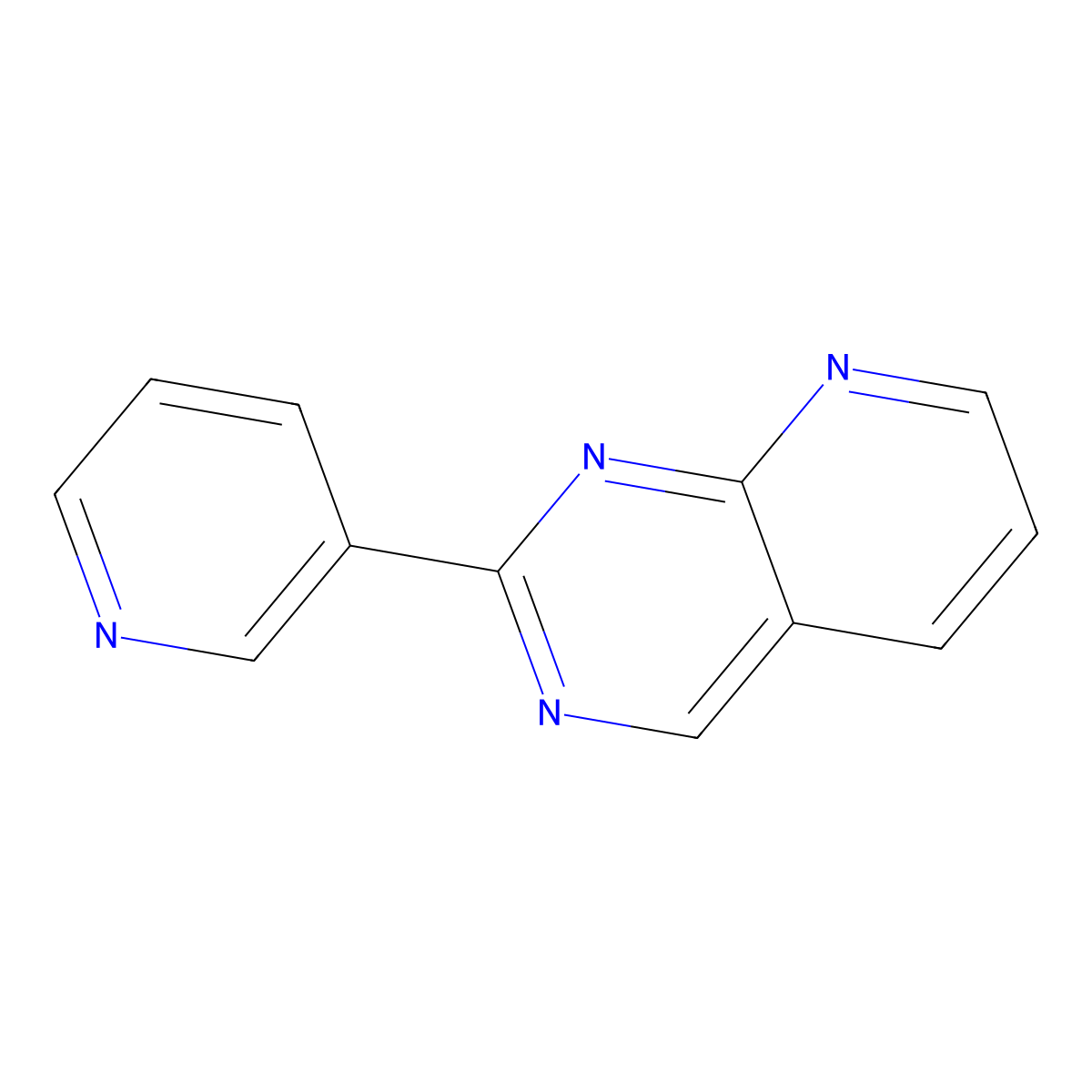 2-(3-Pyridinyl)pyrido[2,3-d]pyrimidine molecular structure, CAS 7521-27-9