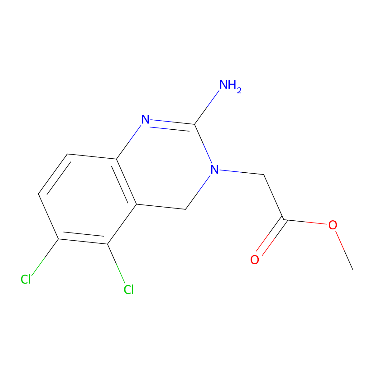 Anagrelide impurity 1 molecular structure, CAS 752151-24-9