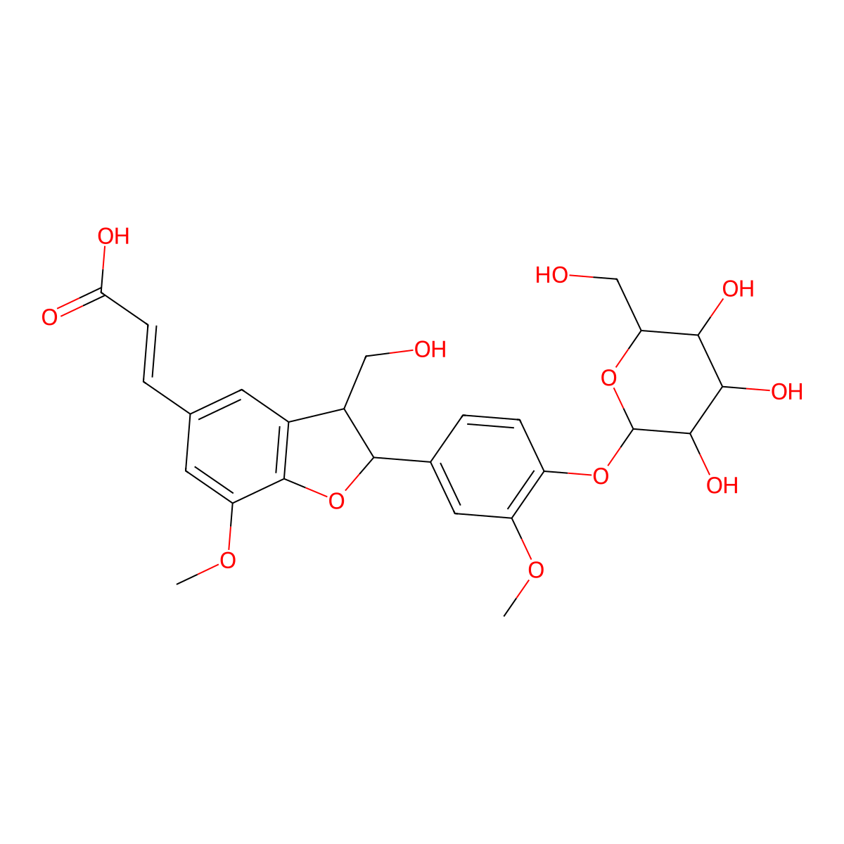Aegineoside molecular structure, CAS 752209-48-6