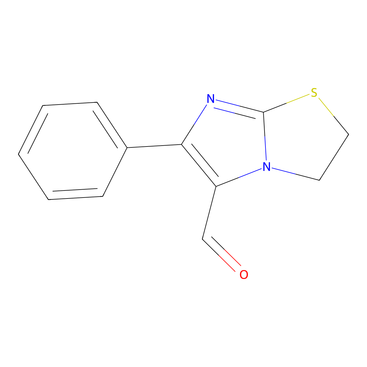 6-Phenyl-2,3-dihydroimidazo[2,1-B]thiazole-5-carbaldehyde molecular structure, CAS 75224-64-5