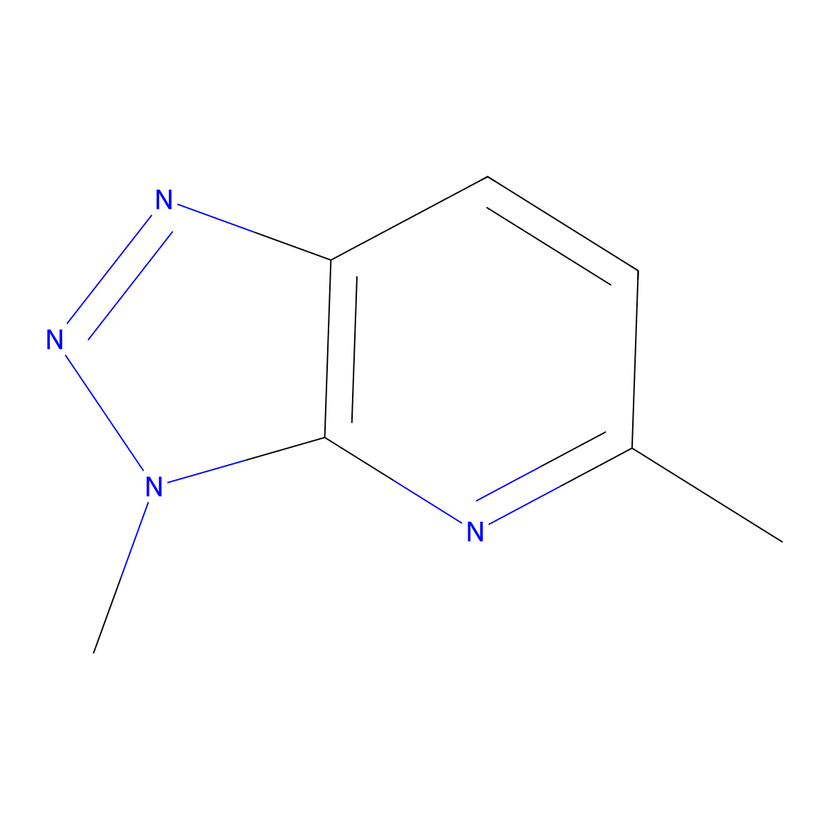 3,5-Dimethyl-3H-[1,2,3]triazolo[4,5-b]pyridine molecular structure, CAS 752260-32-5