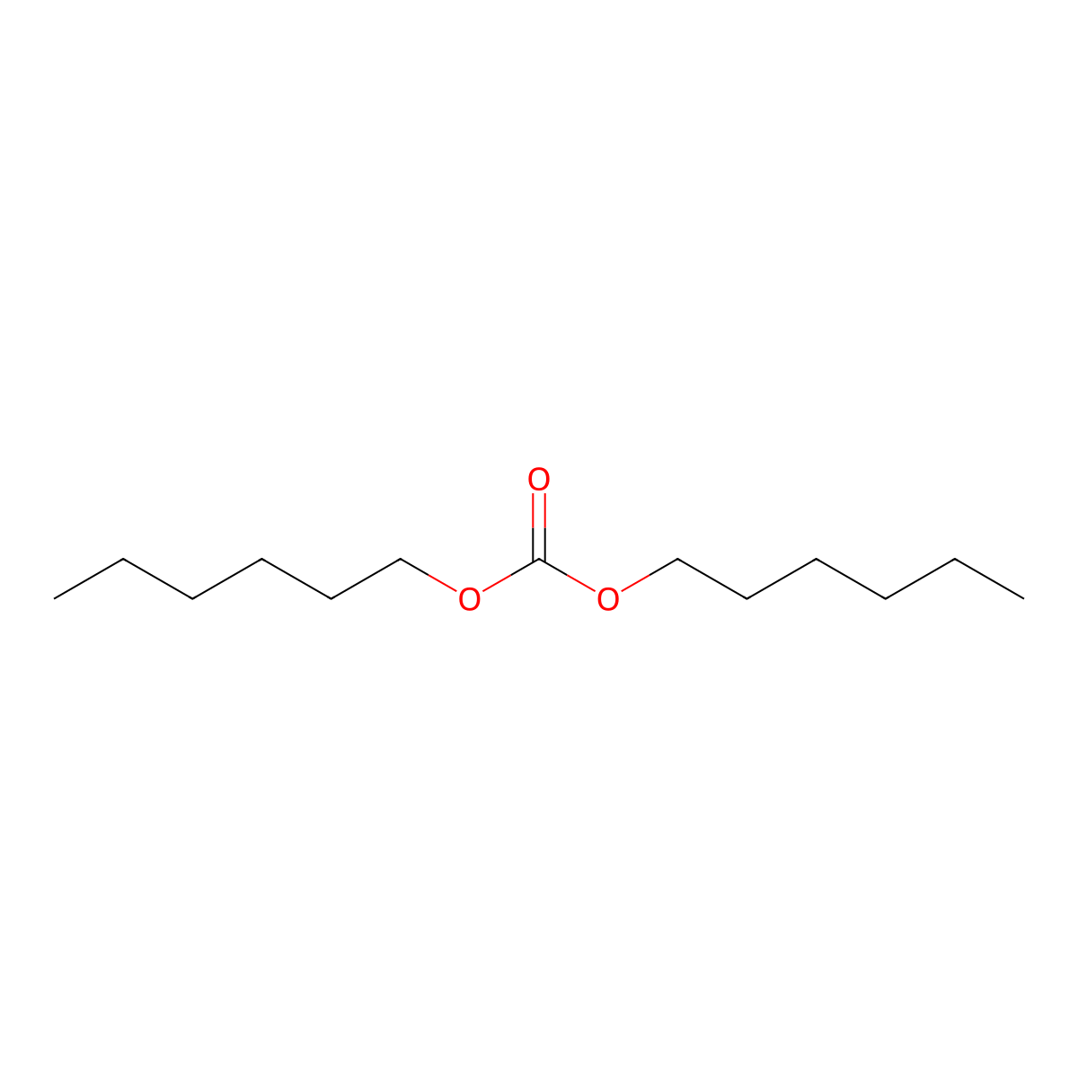 Dihexyl carbonate molecular structure, CAS 7523-15-1