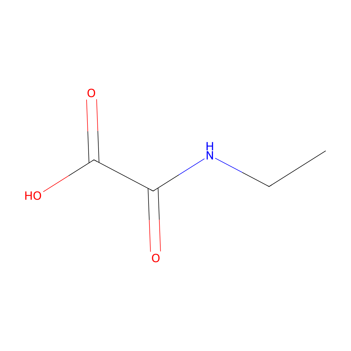 (Ethylcarbamoyl)formic acid molecular structure, CAS 75235-35-7
