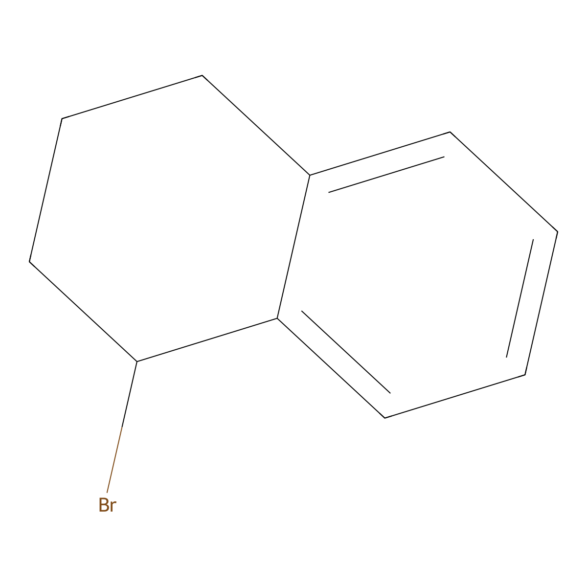 1-Bromo-1,2,3,4-tetrahydronaphthalene molecular structure, CAS 75238-77-6