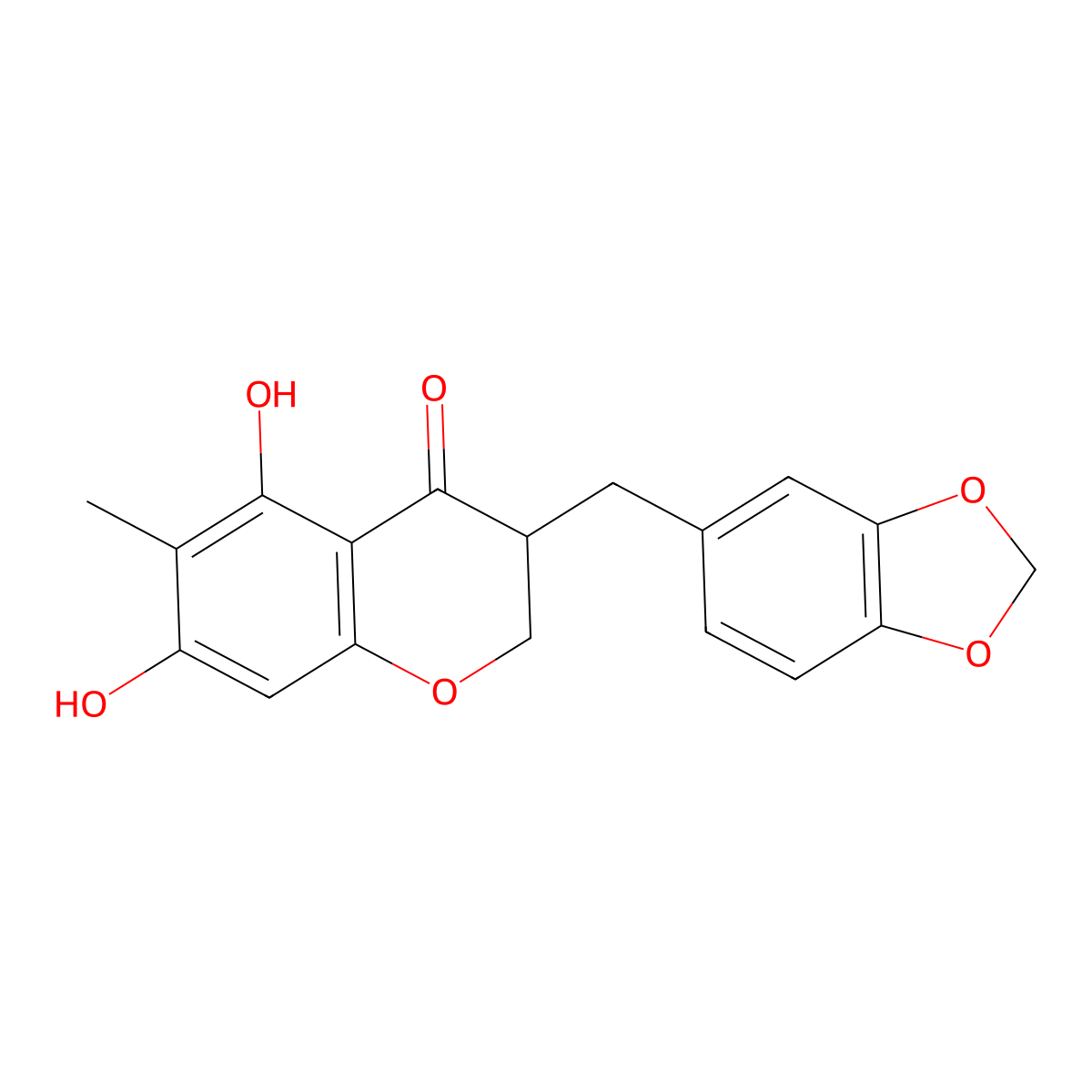 Ophiopogonanone A molecular structure, CAS 75239-63-3
