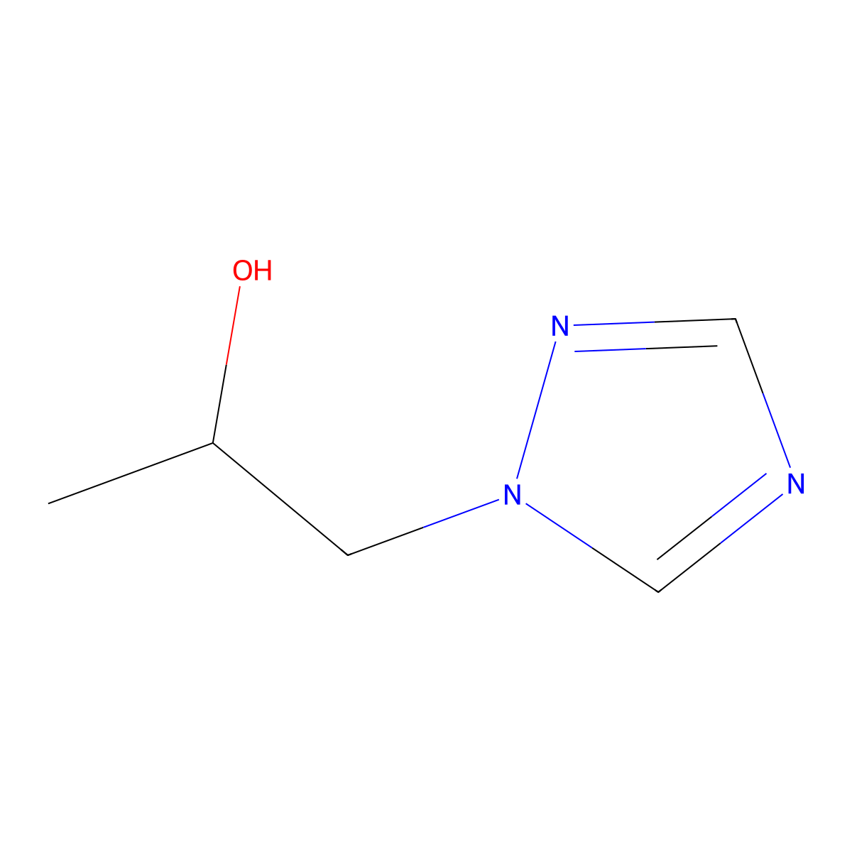 1-(1H-1,2,4-Triazol-1-YL)propan-2-OL molecular structure, CAS 75242-70-5