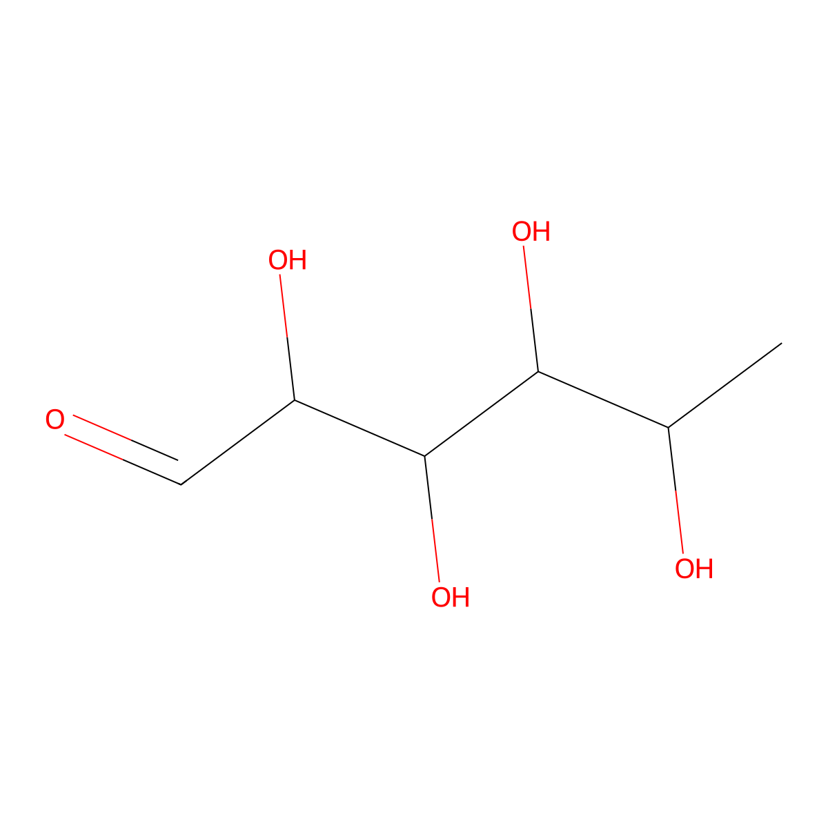 6-Deoxyhexose molecular structure, CAS 75247-25-5