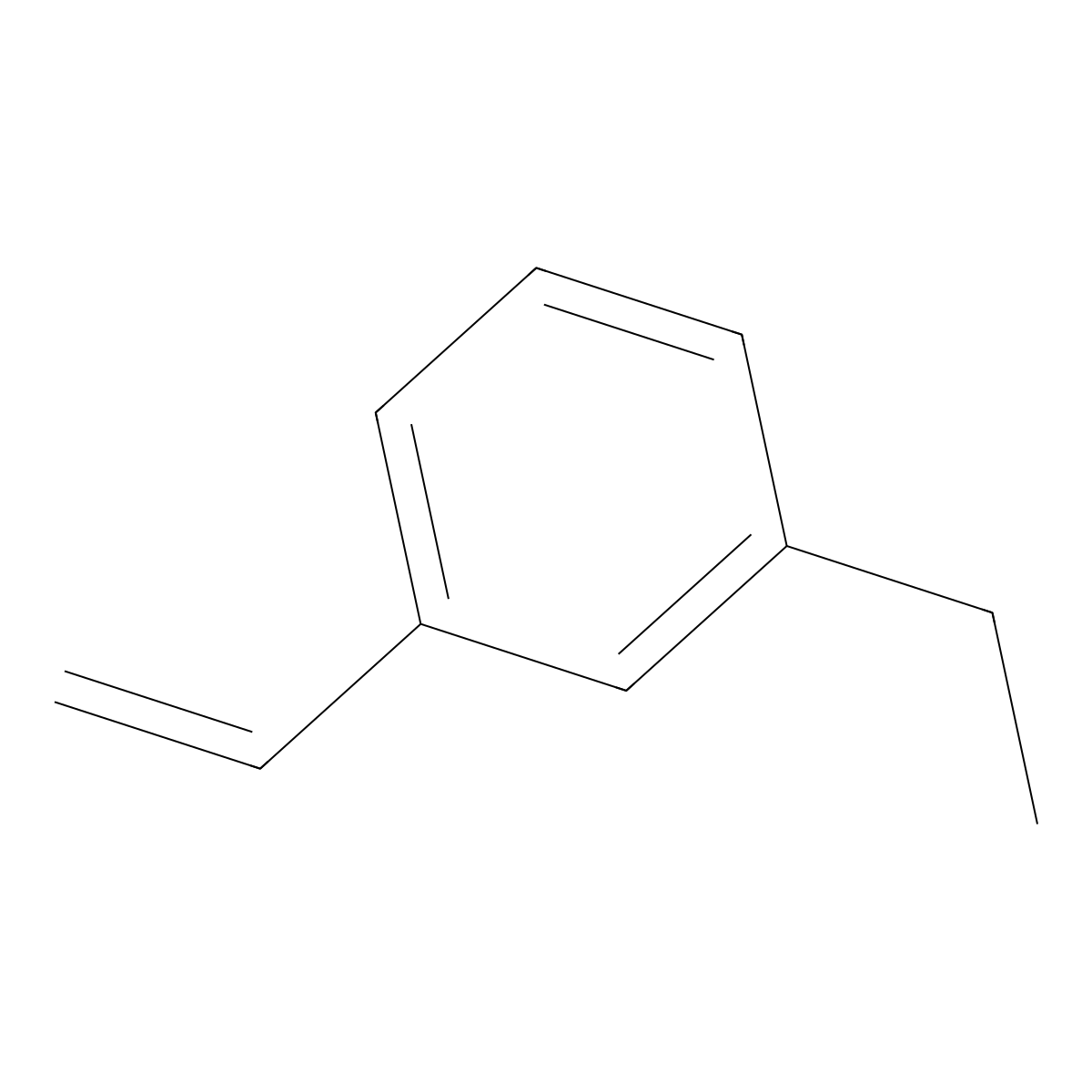 3-Ethylstyrene molecular structure, CAS 7525-62-4