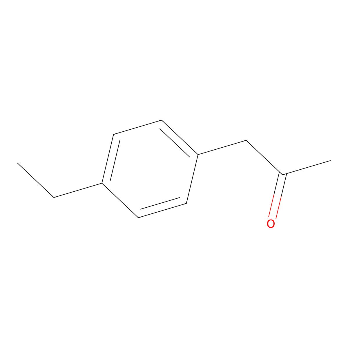 4-Ethylphenylacetone molecular structure, CAS 75251-24-0