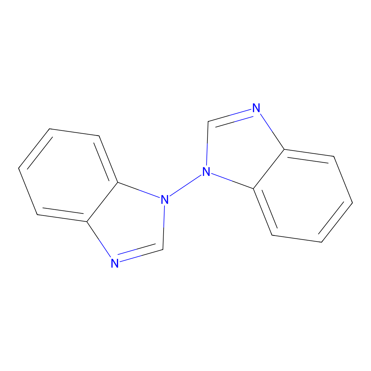 1,1'-Bibenzo[d]imidazole molecular structure, CAS 75261-44-8