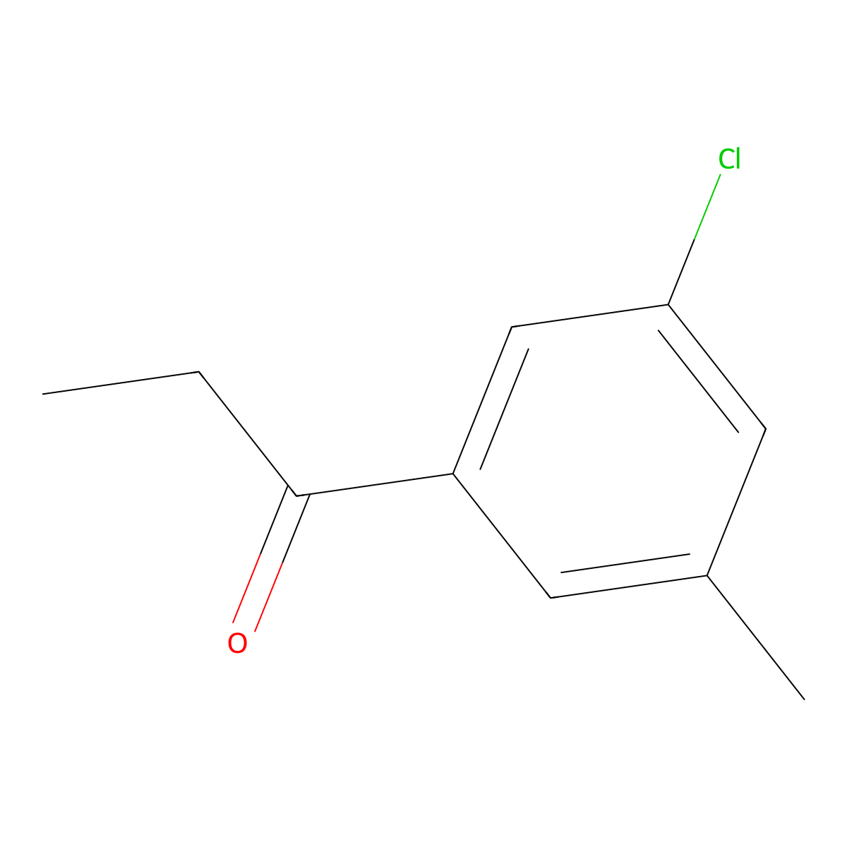 1-(3-Chloro-5-methylphenyl)-1-propanone molecular structure, CAS 75263-39-7