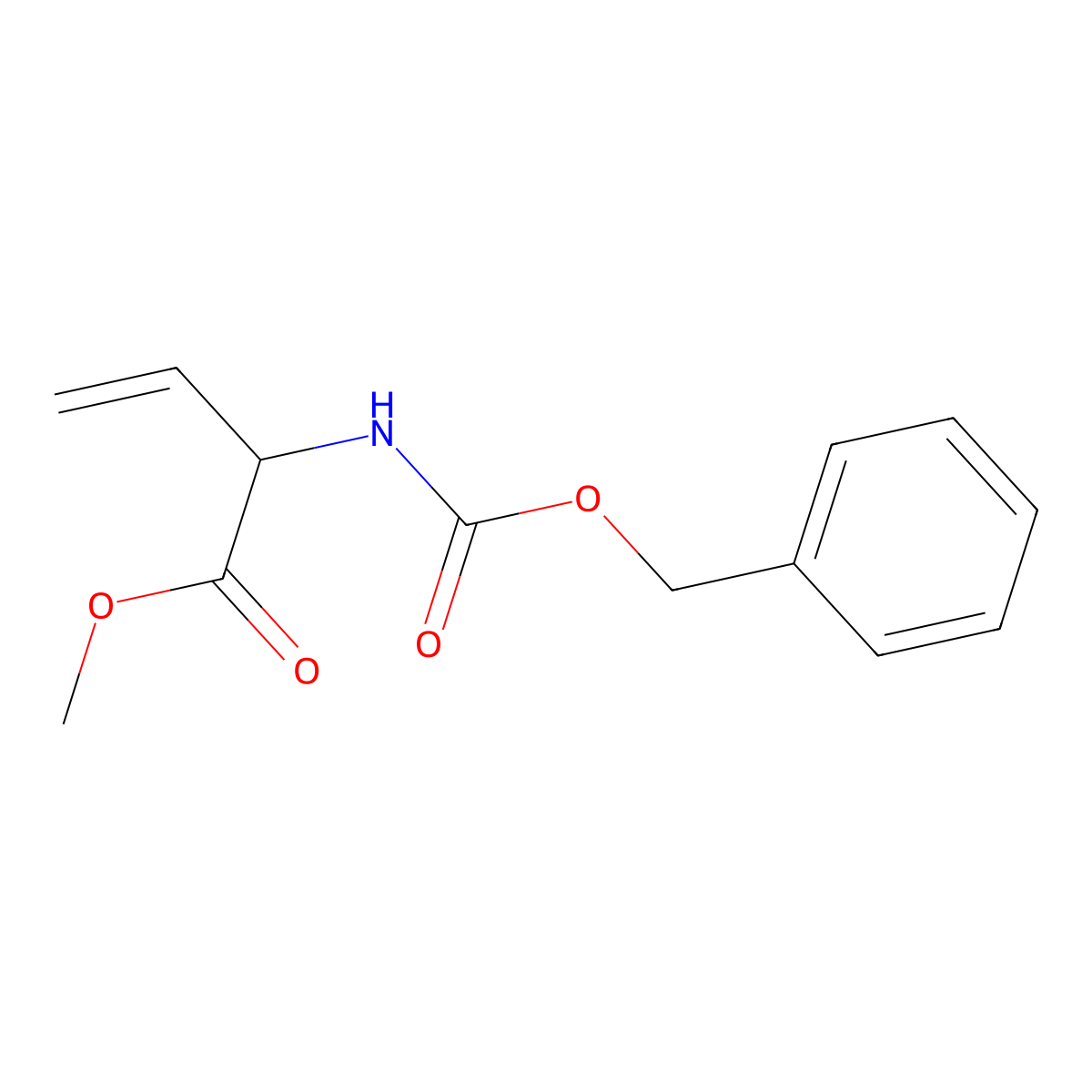 Z-L-a-vinyl-Gly-OMe molecular structure, CAS 75266-40-9