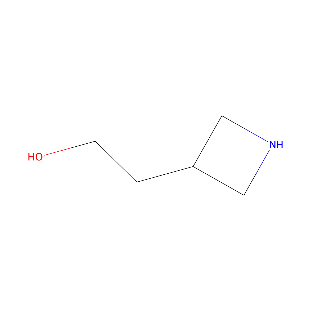 2-(Azetidin-3-yl)ethan-1-ol molecular structure, CAS 752956-75-5