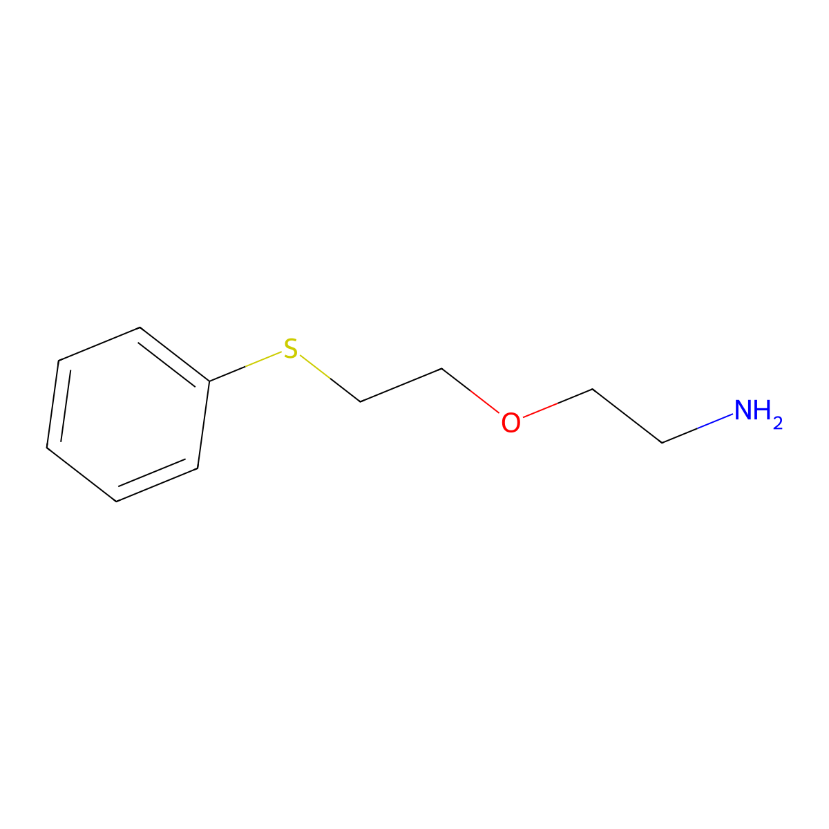 2-[2-(Phenylsulfanyl)ethoxy]ethan-1-amine molecular structure, CAS 752964-48-0