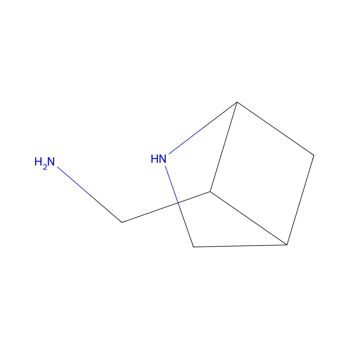 rac-[(1R,4S,5R)-2-azabicyclo[2.1.1]hexan-5-yl]methanamine molecular structure, CAS 752974-83-7