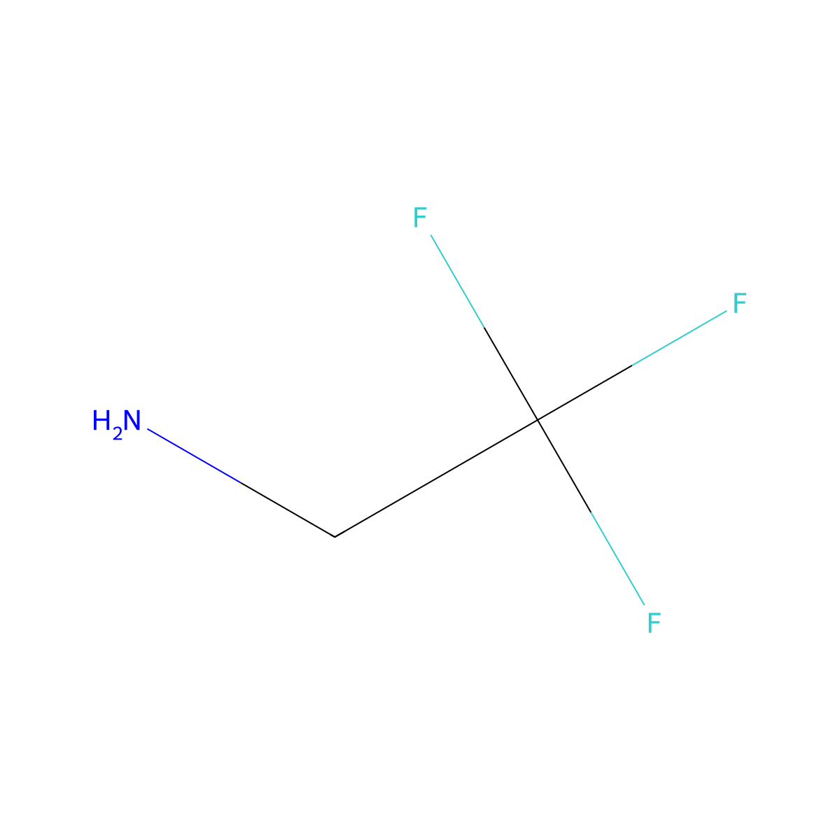 Ethanamine, 2,2,2-trifluoro- molecular structure, CAS 753-90-2