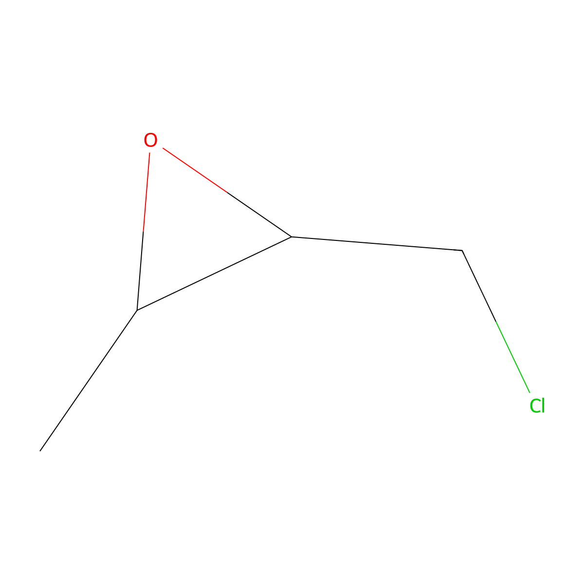 1-Chloro-2,3-epoxybutane molecular structure, CAS 7530-05-4