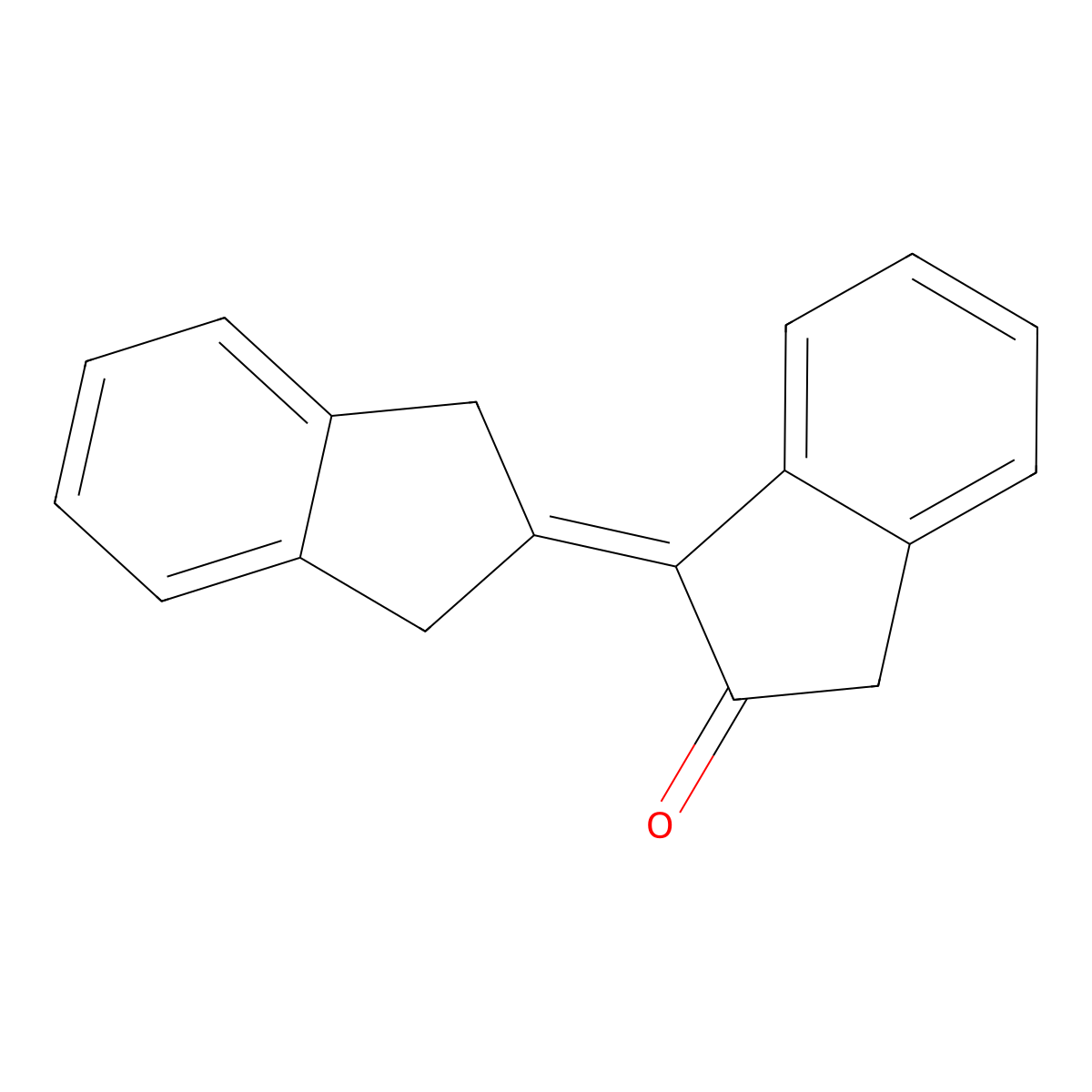 1-(2-Indanylidene)-2-indanone molecular structure, CAS 7530-37-2
