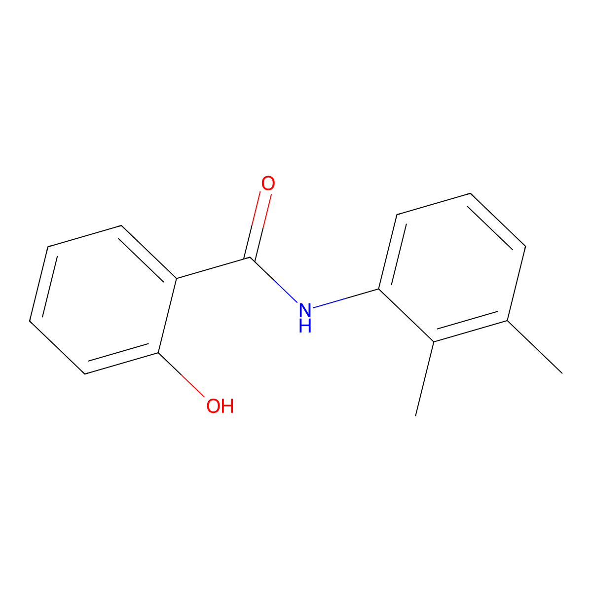 N-(2,3-dimethylphenyl)-2-hydroxybenzamide molecular structure, CAS 75300-63-9