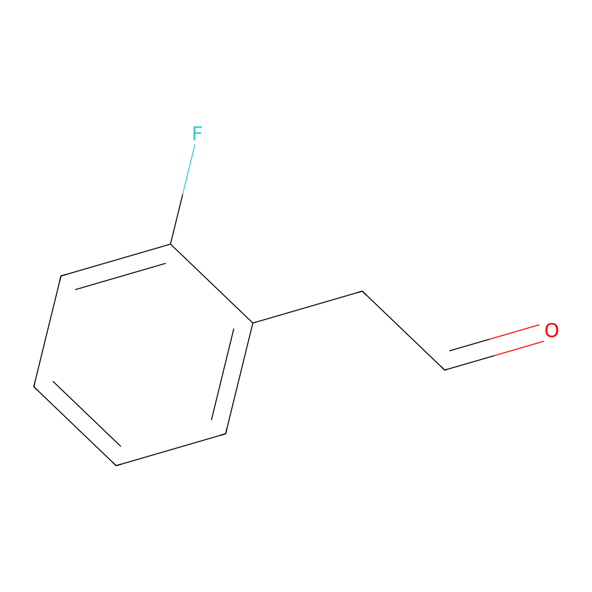 (2-Fluorophenyl)acetaldehyde molecular structure, CAS 75321-85-6