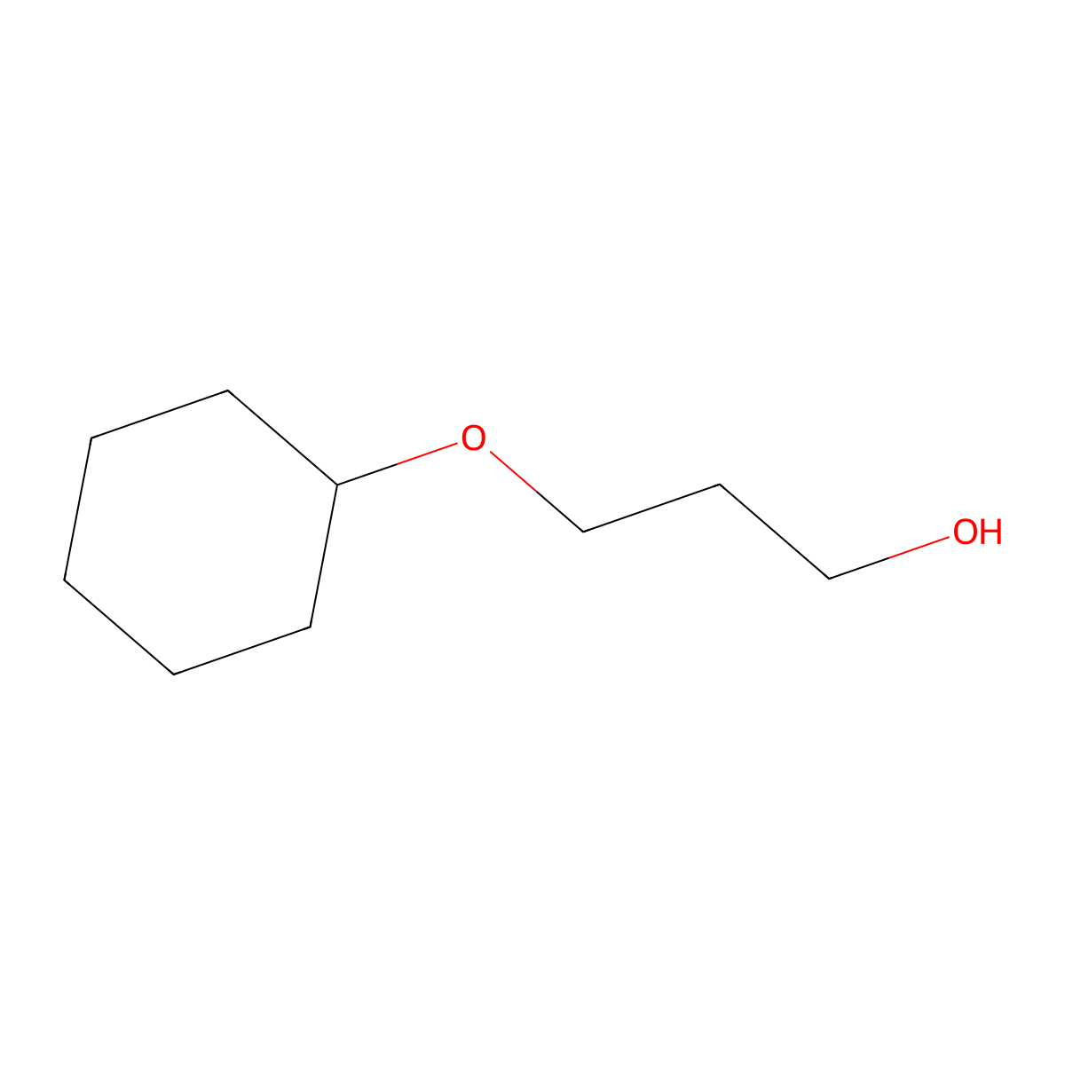 3-(Cyclohexyloxy)propan-1-ol molecular structure, CAS 75322-09-7