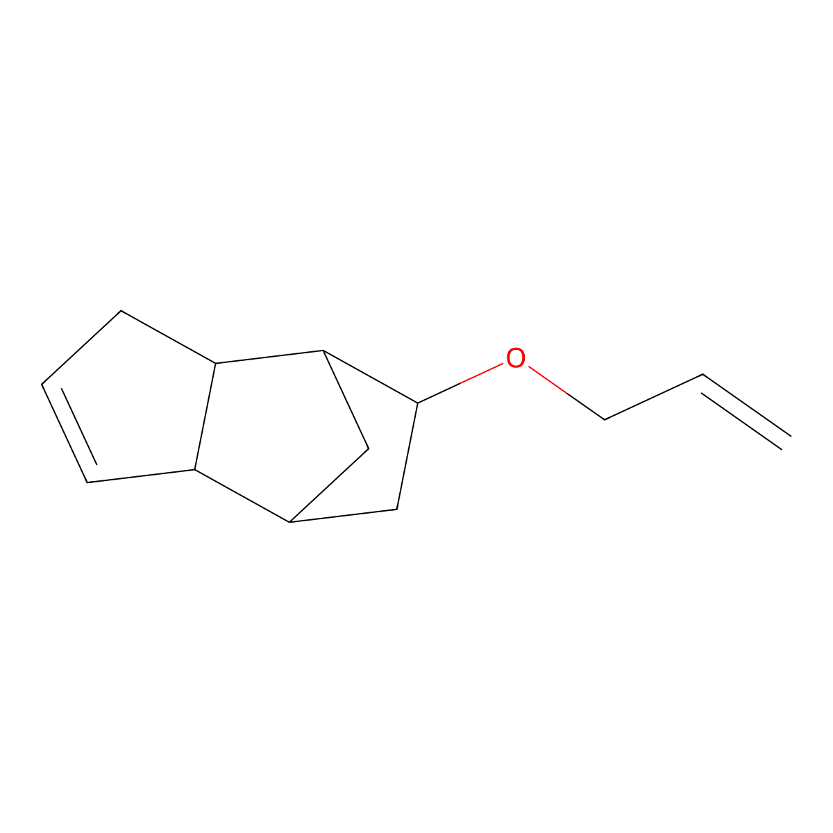 Allyloxytricyclo(5.2.1.0 2,6)dec-3-ene molecular structure, CAS 7534-77-2