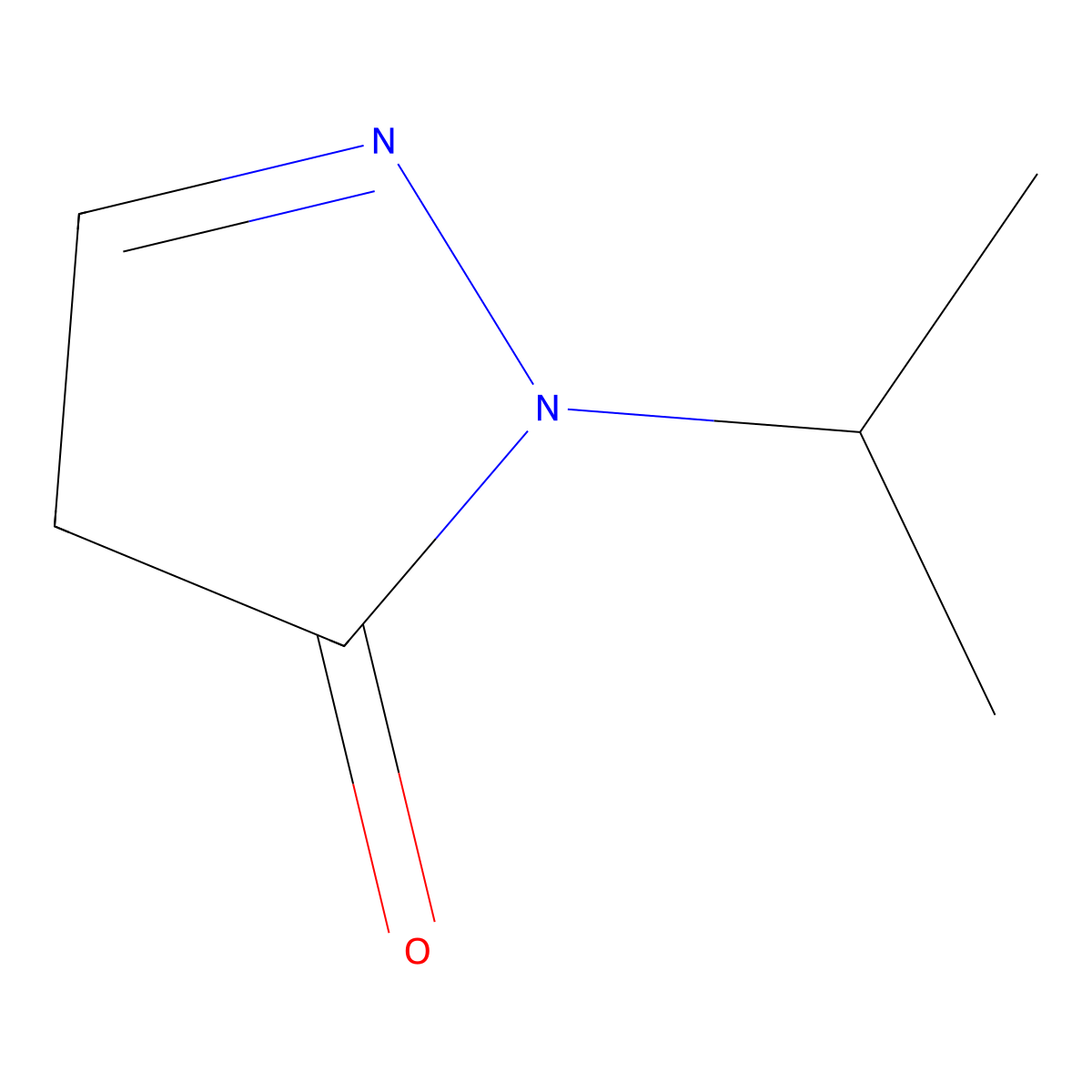 1-(propan-2-yl)-4,5-dihydro-1H-pyrazol-5-one molecular structure, CAS 753411-52-8