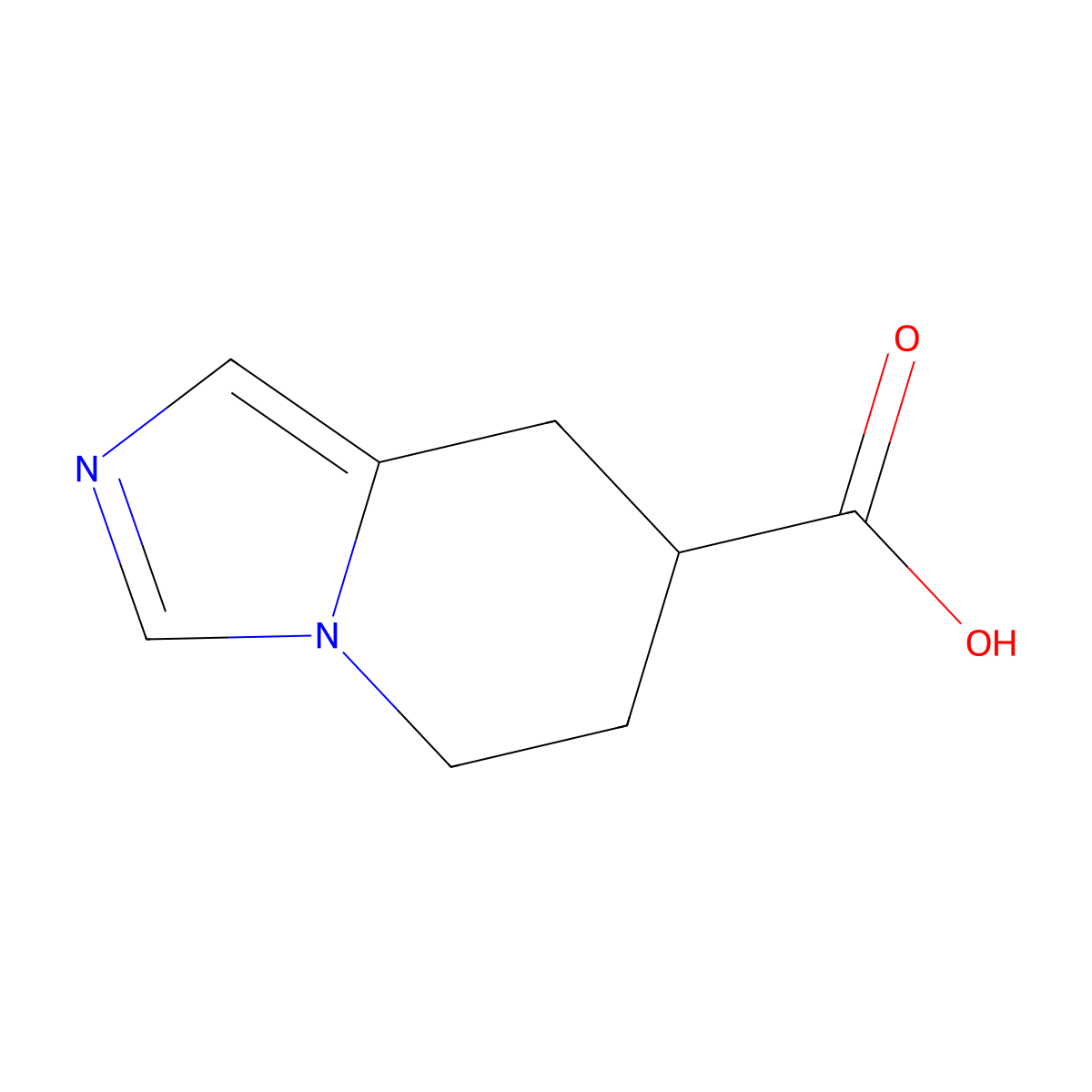 5,6,7,8-Tetrahydroimidazo[1,5-a]pyridine-7-carboxylic acid molecular structure, CAS 753428-77-2