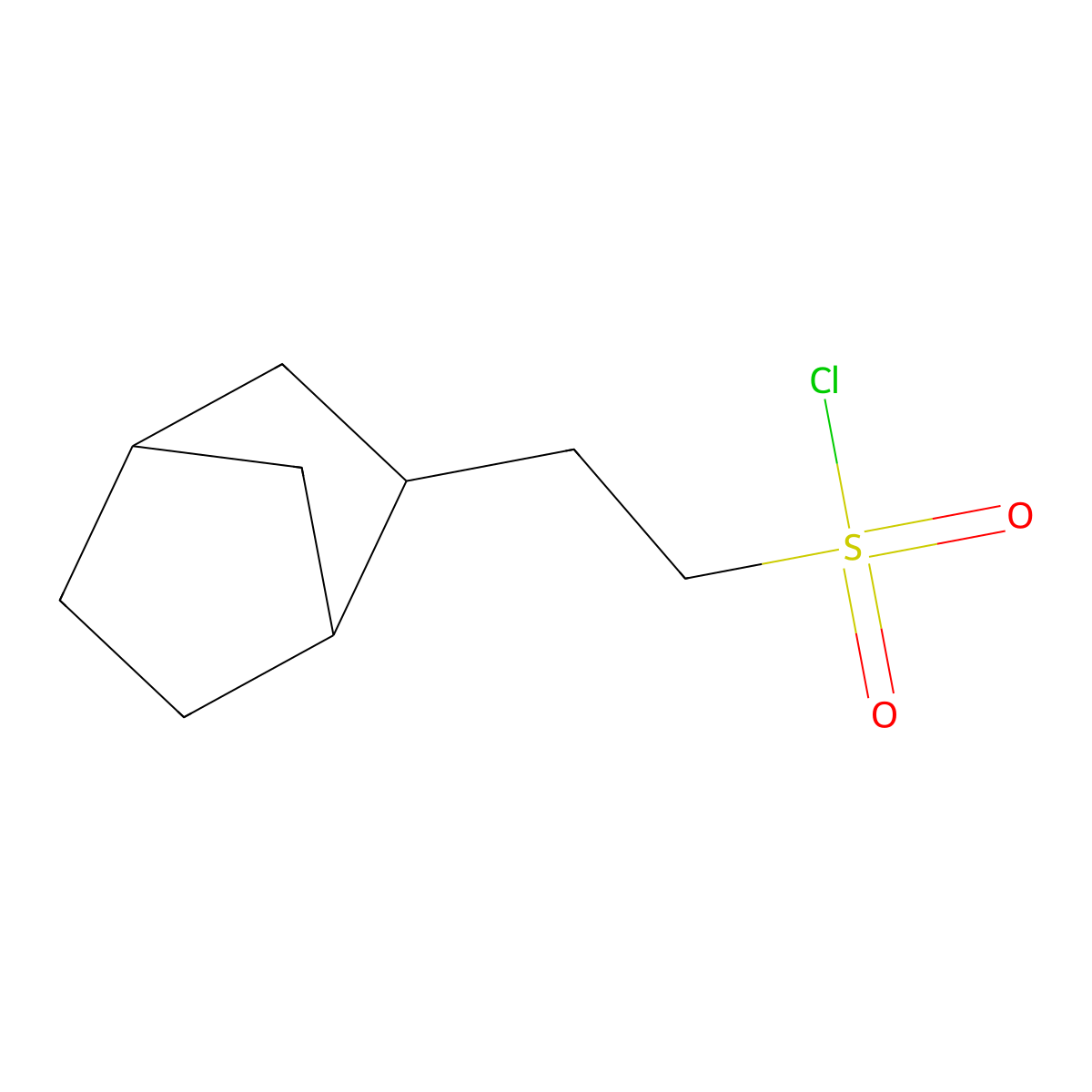 2-{Bicyclo[2.2.1]heptan-2-yl}ethane-1-sulfonyl chloride molecular structure, CAS 753454-46-5
