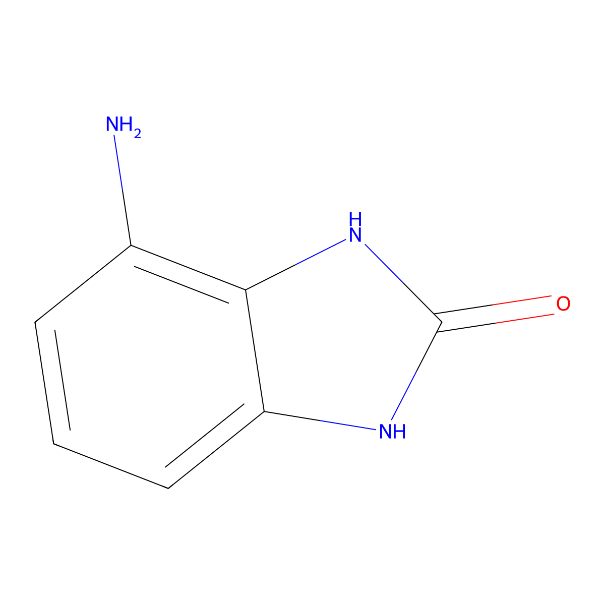 4-amino-2,3-dihydro-1H-1,3-benzodiazol-2-one molecular structure, CAS 75370-65-9