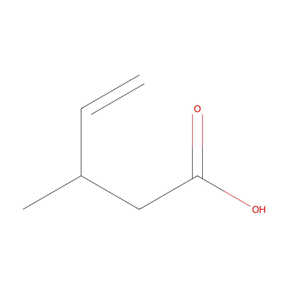 (3R)-3-Methylpent-4-enoic acid molecular structure, CAS 75371-78-7