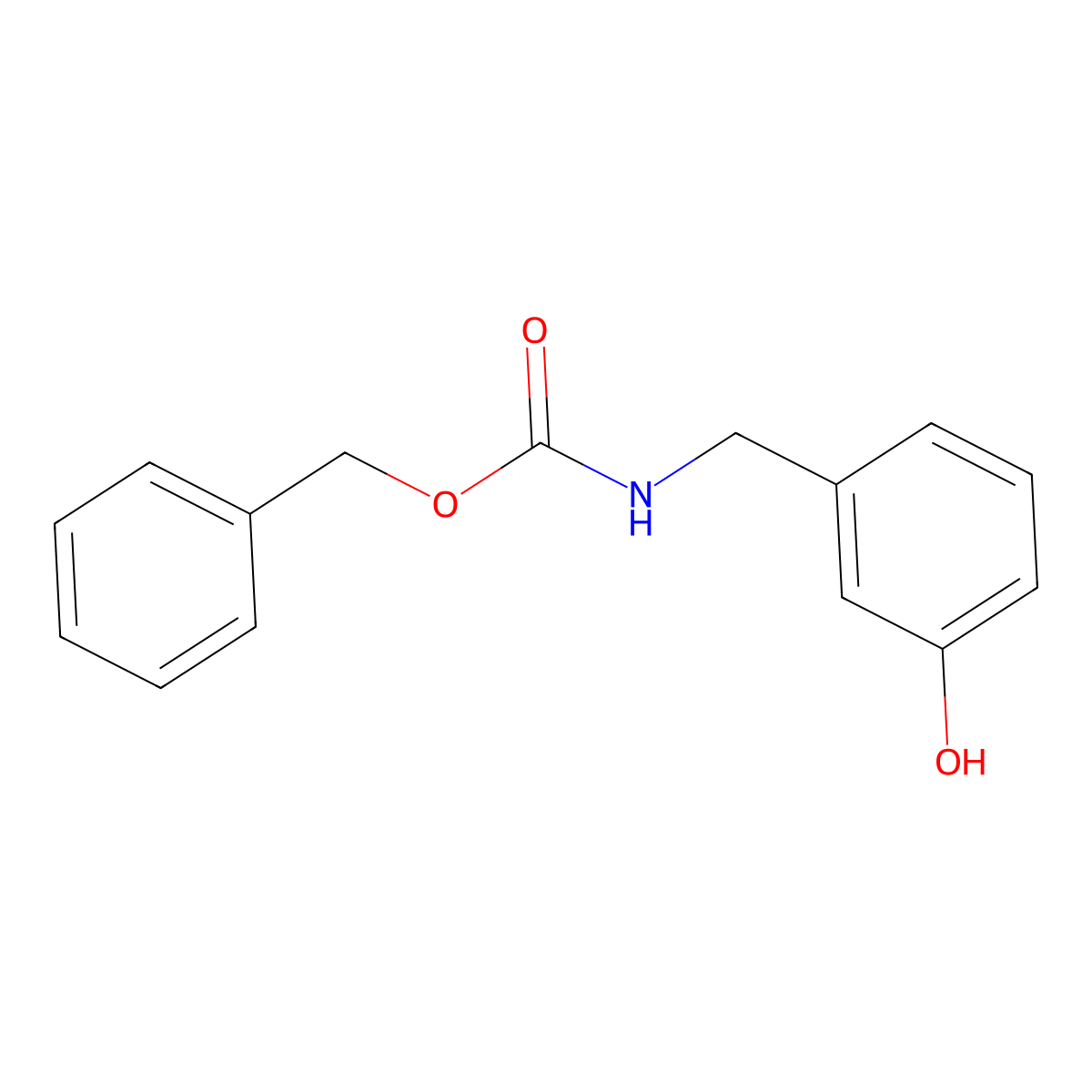 3-(Cbz-aminomethyl)phenol molecular structure, CAS 75383-61-8
