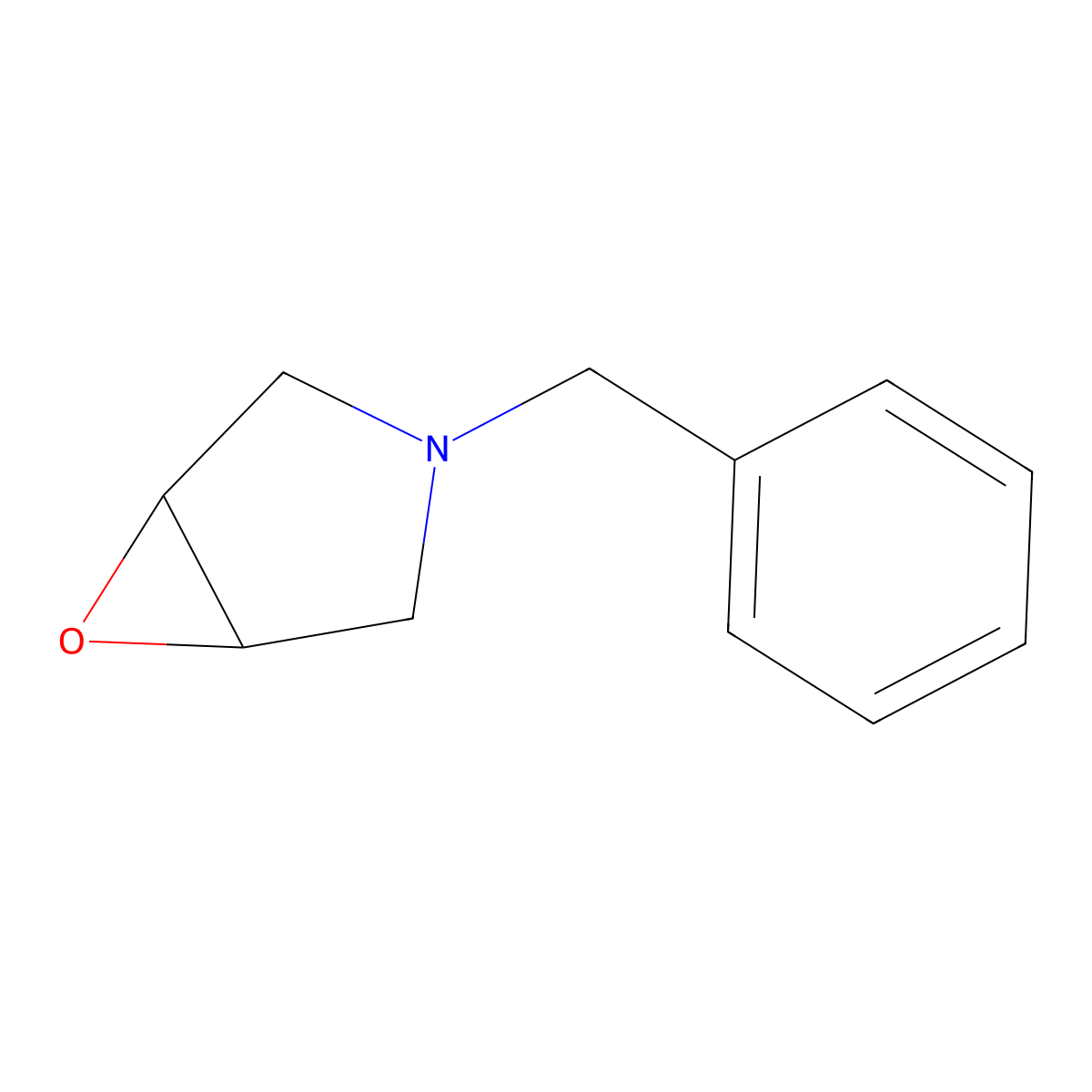 3-Benzyl-6-oxa-3-azabicyclo(3.1.0)hexane molecular structure, CAS 75390-09-9