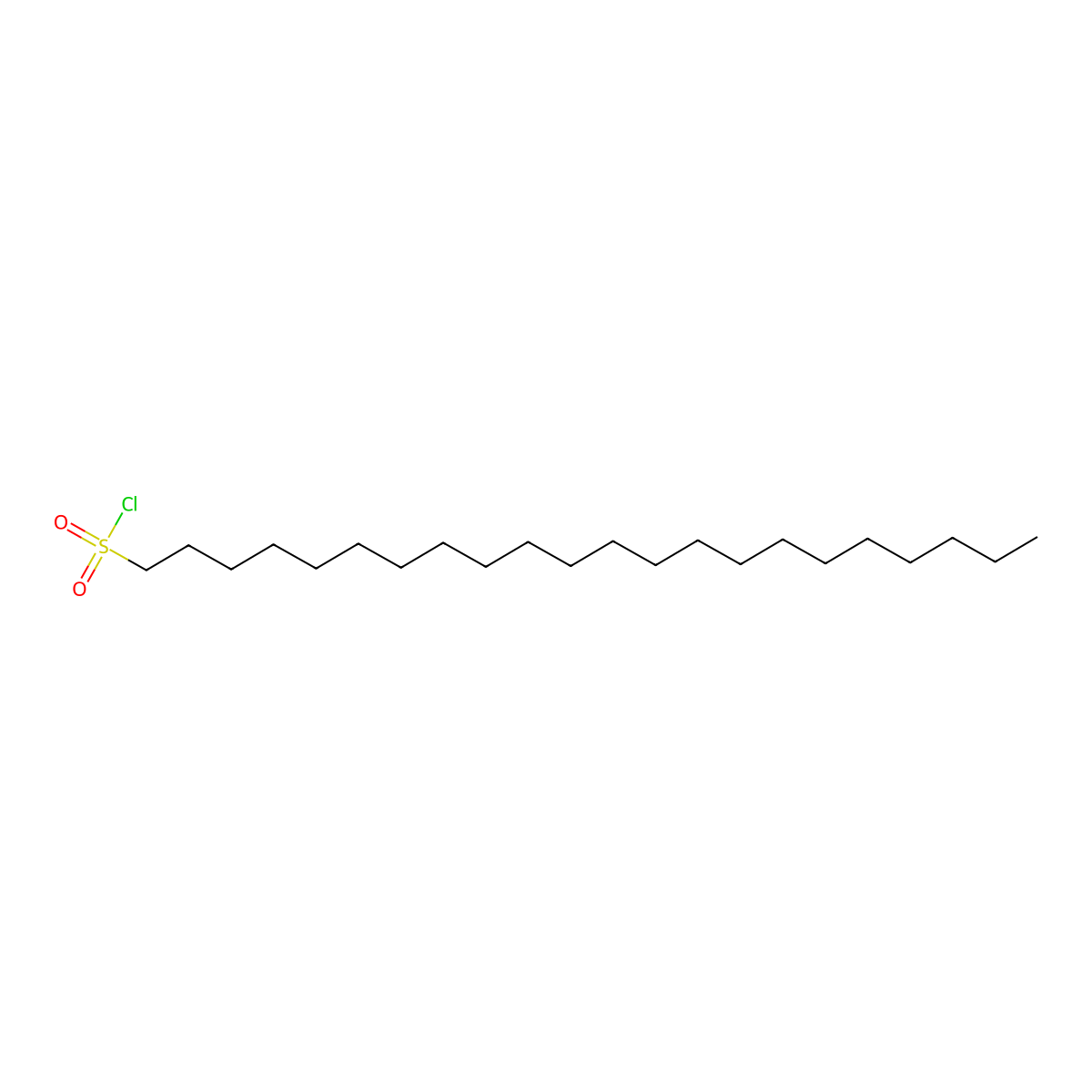Docosane-1-sulfonyl chloride molecular structure, CAS 75391-50-3