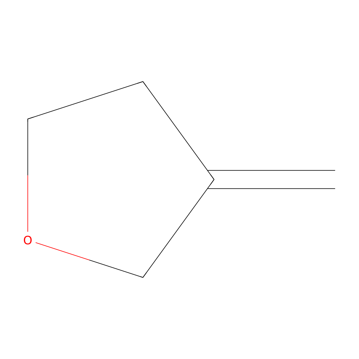 3-Methylideneoxolane molecular structure, CAS 75394-90-0