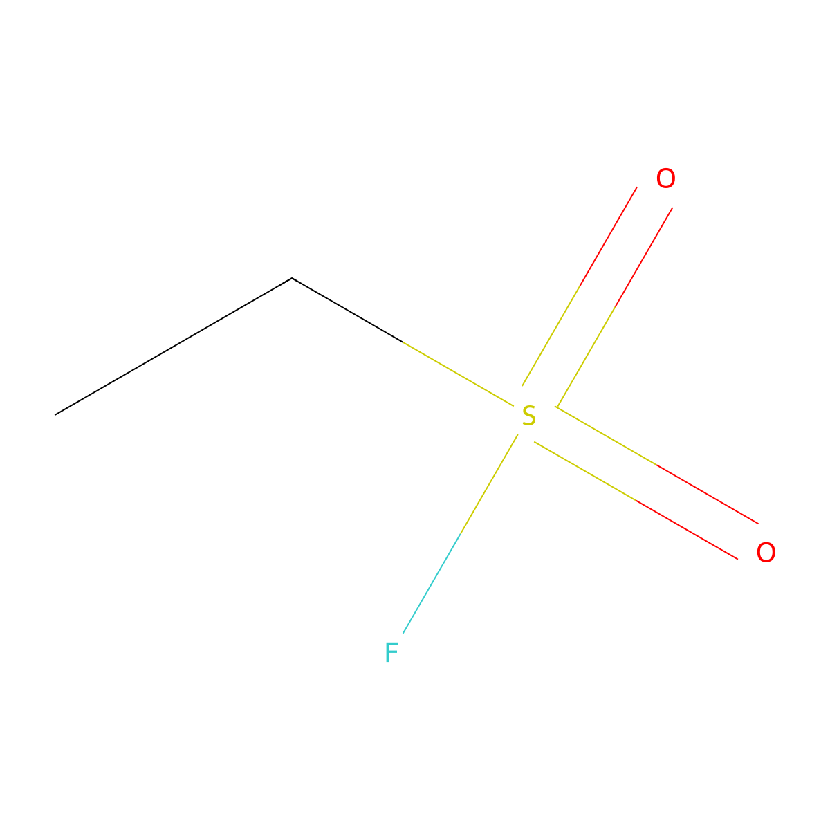 Ethanesulfonyl fluoride molecular structure, CAS 754-03-0