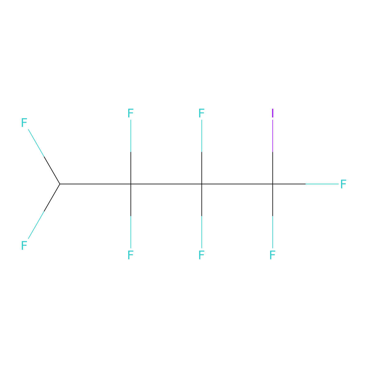 4H-Octafluoro-1-iodobutane molecular structure, CAS 754-73-4
