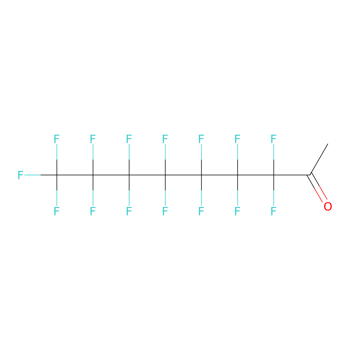 Methyl Pentadecafluoroheptyl Ketone molecular structure, CAS 754-85-8