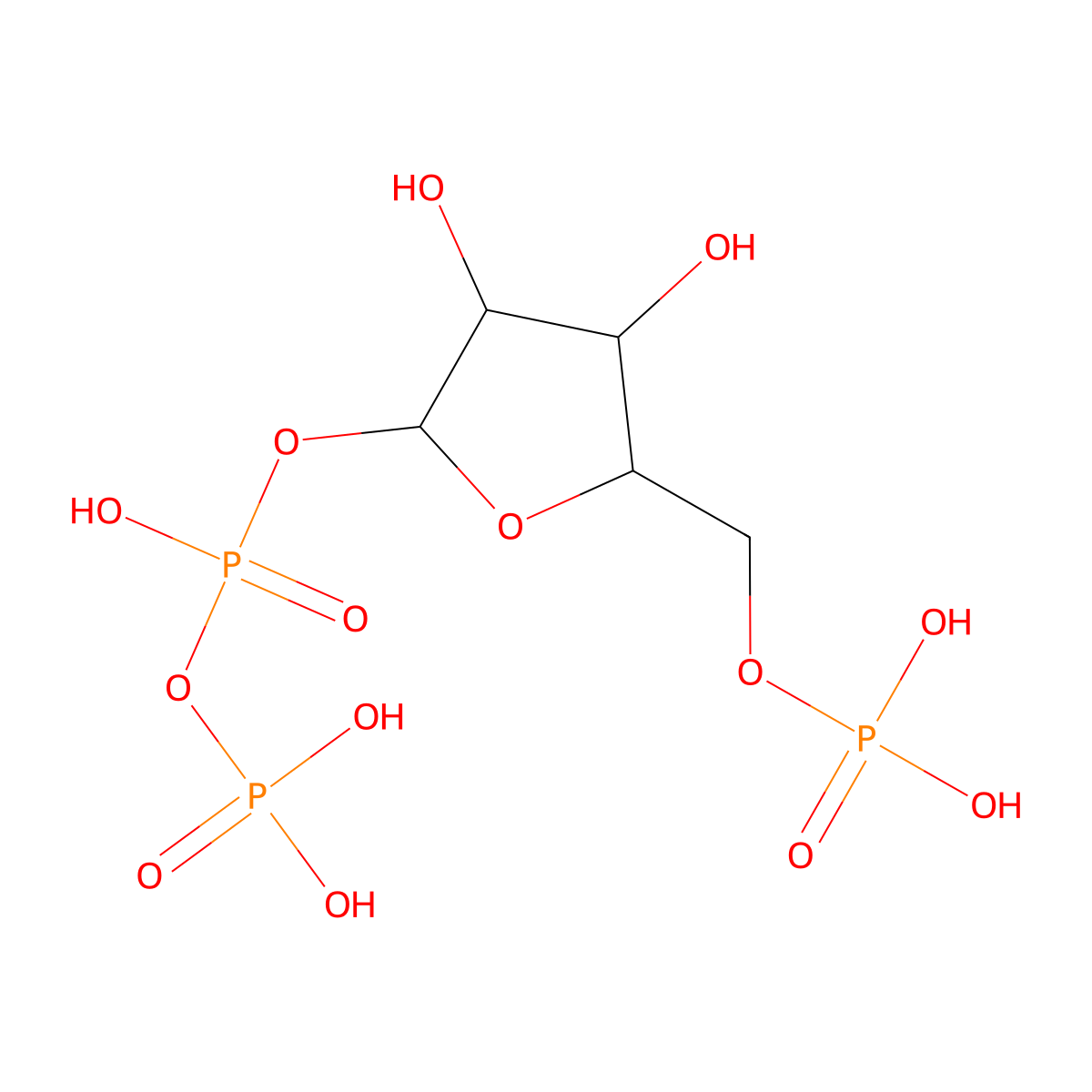 Phosphoribosyl Pyrophosphate molecular structure, CAS 7540-64-9